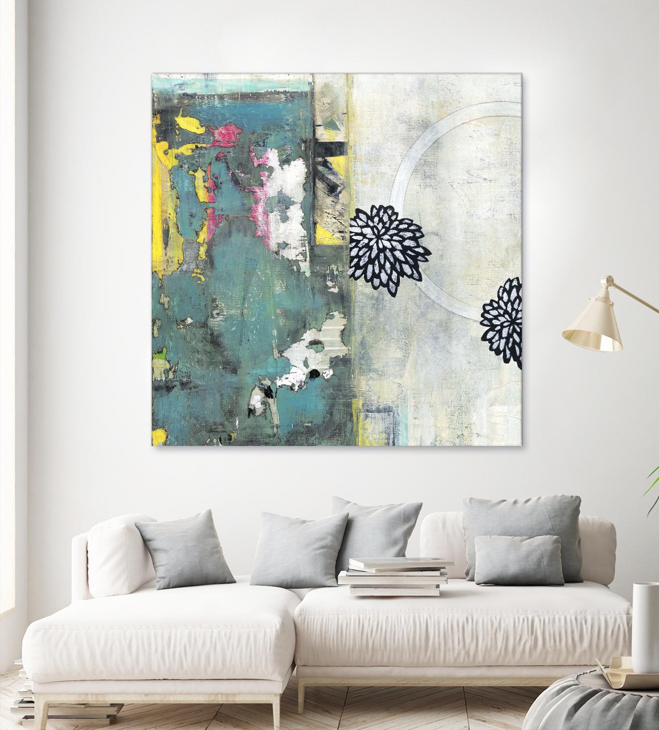 After the Winter I by Jodi Fuchs on GIANT ART - green abstract