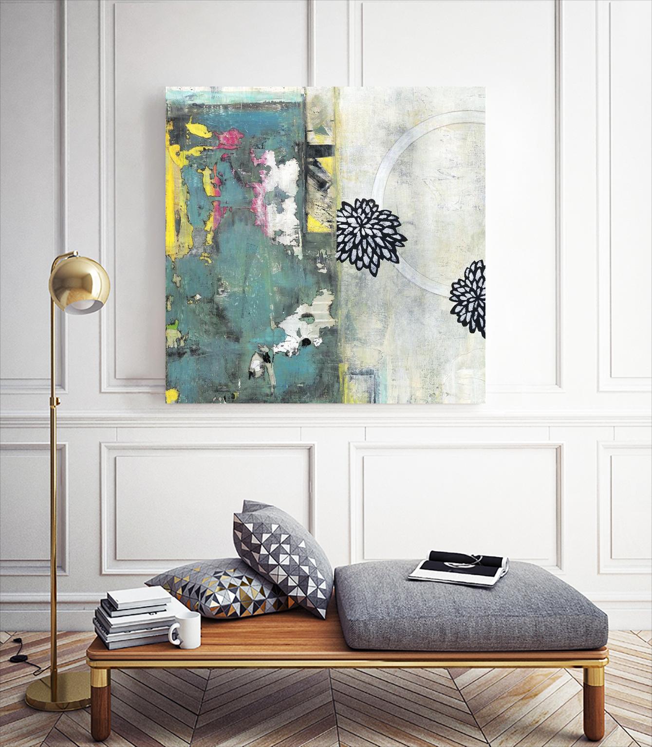 After the Winter I by Jodi Fuchs on GIANT ART - green abstract