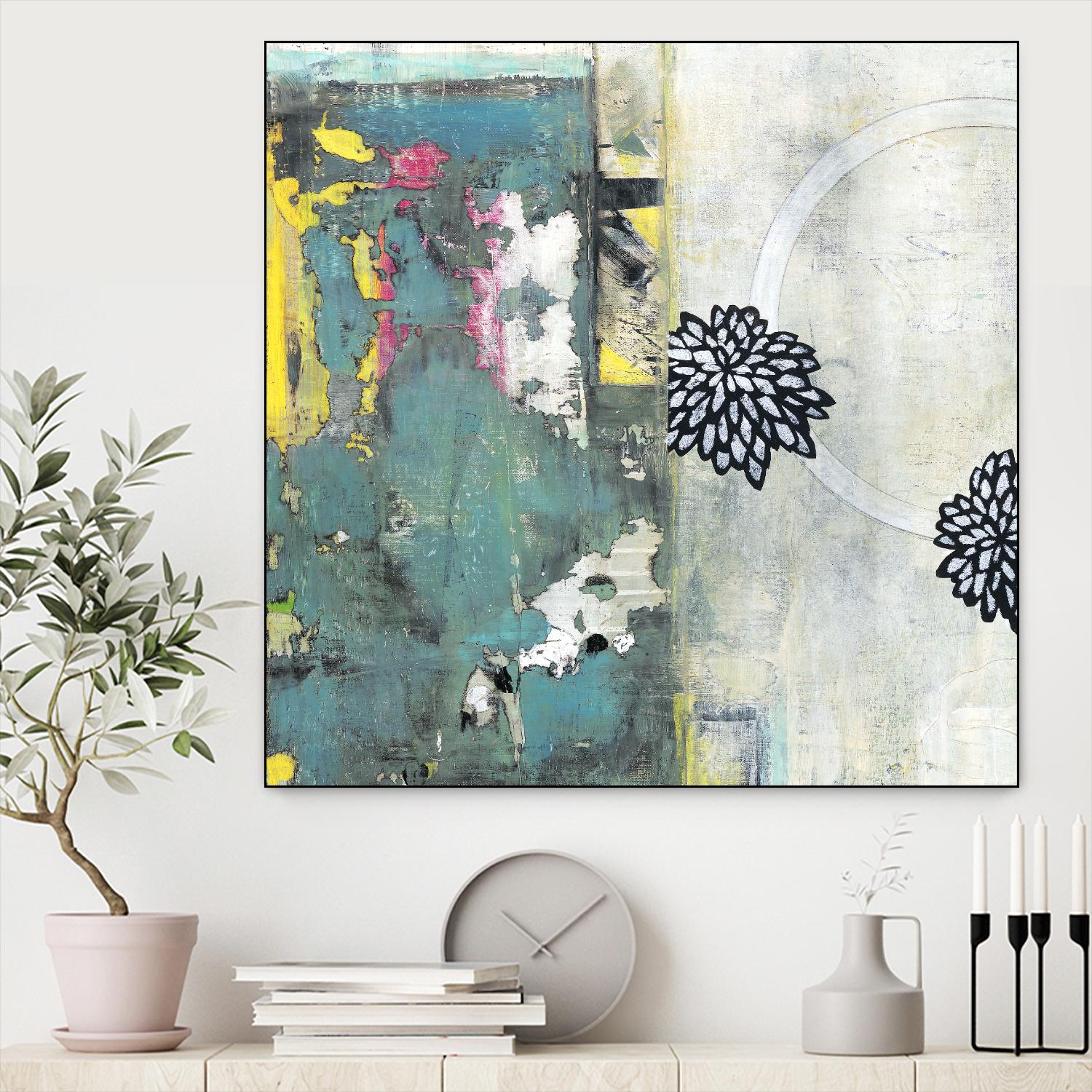 After the Winter I by Jodi Fuchs on GIANT ART - green abstract