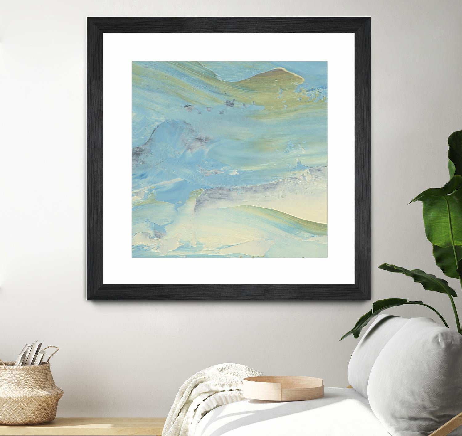 Waters Edge III by Alicia Ludwig on GIANT ART - green abstract