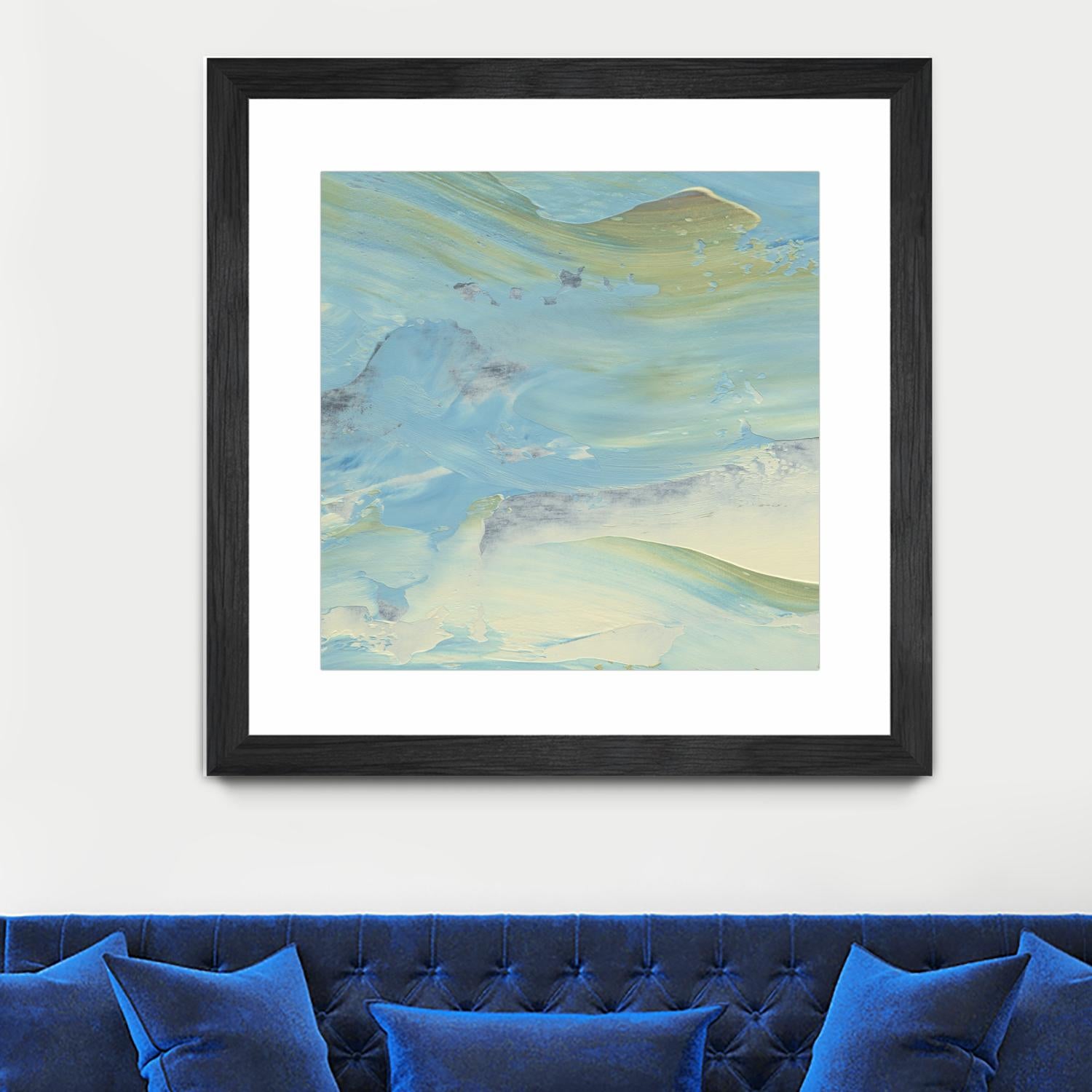 Waters Edge III by Alicia Ludwig on GIANT ART - green abstract