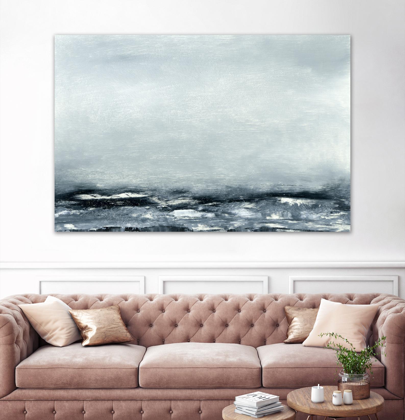 Sea View IV by Sharon Gordon on GIANT ART - blue costal ocean