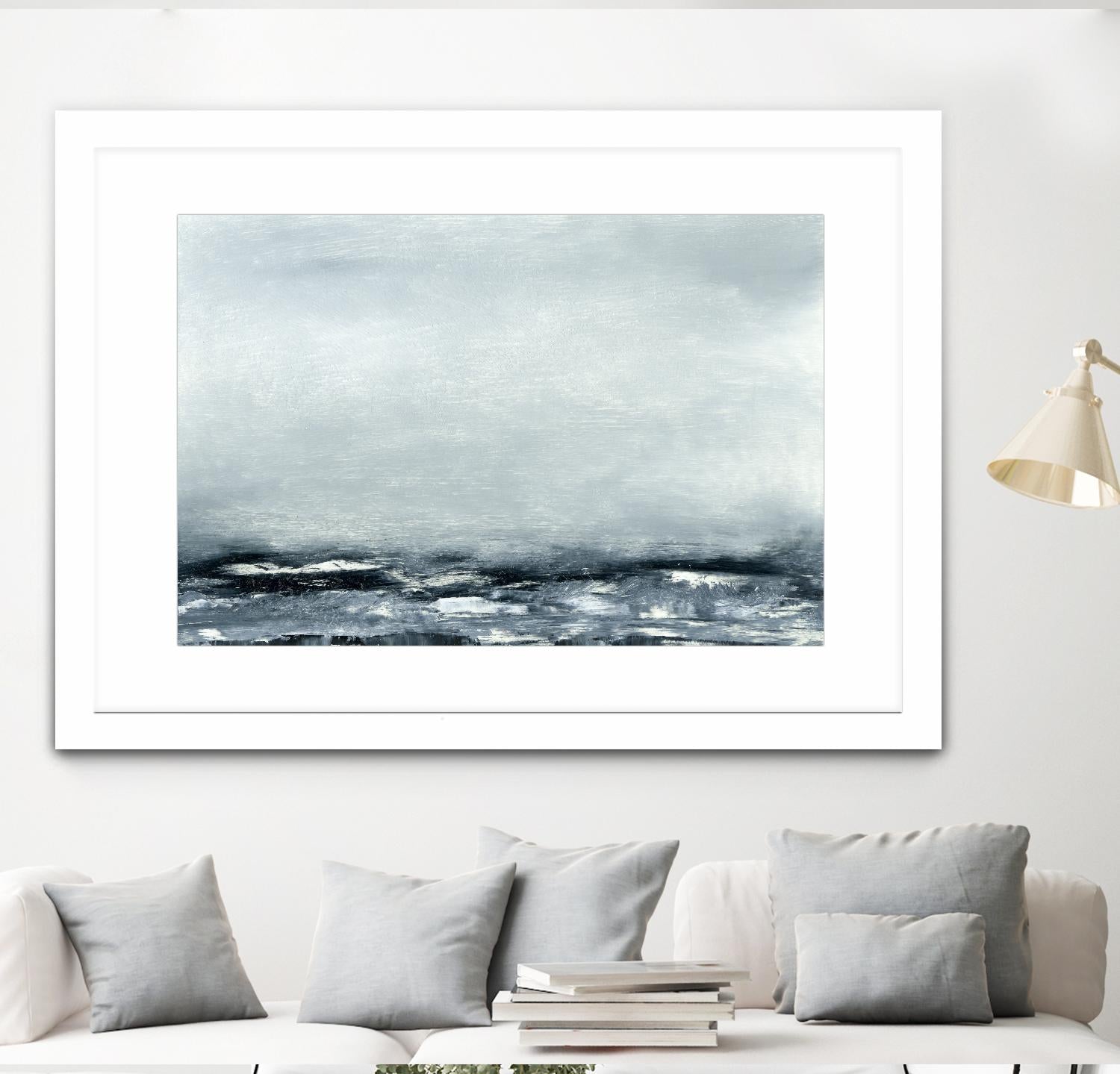 Sea View IV by Sharon Gordon on GIANT ART - blue costal ocean