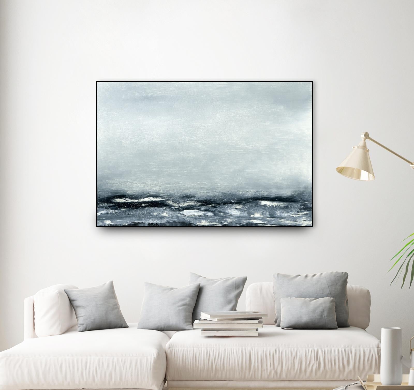 Sea View IV by Sharon Gordon on GIANT ART - blue costal ocean