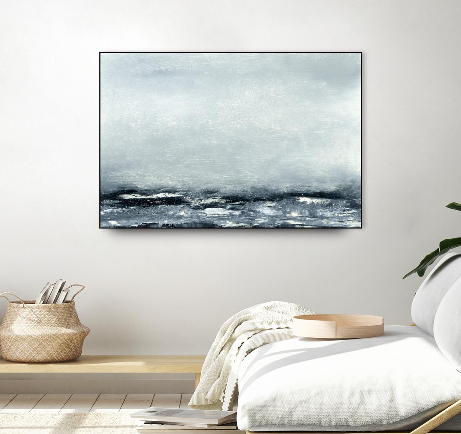 Sea View IV by Sharon Gordon on GIANT ART - blue costal ocean