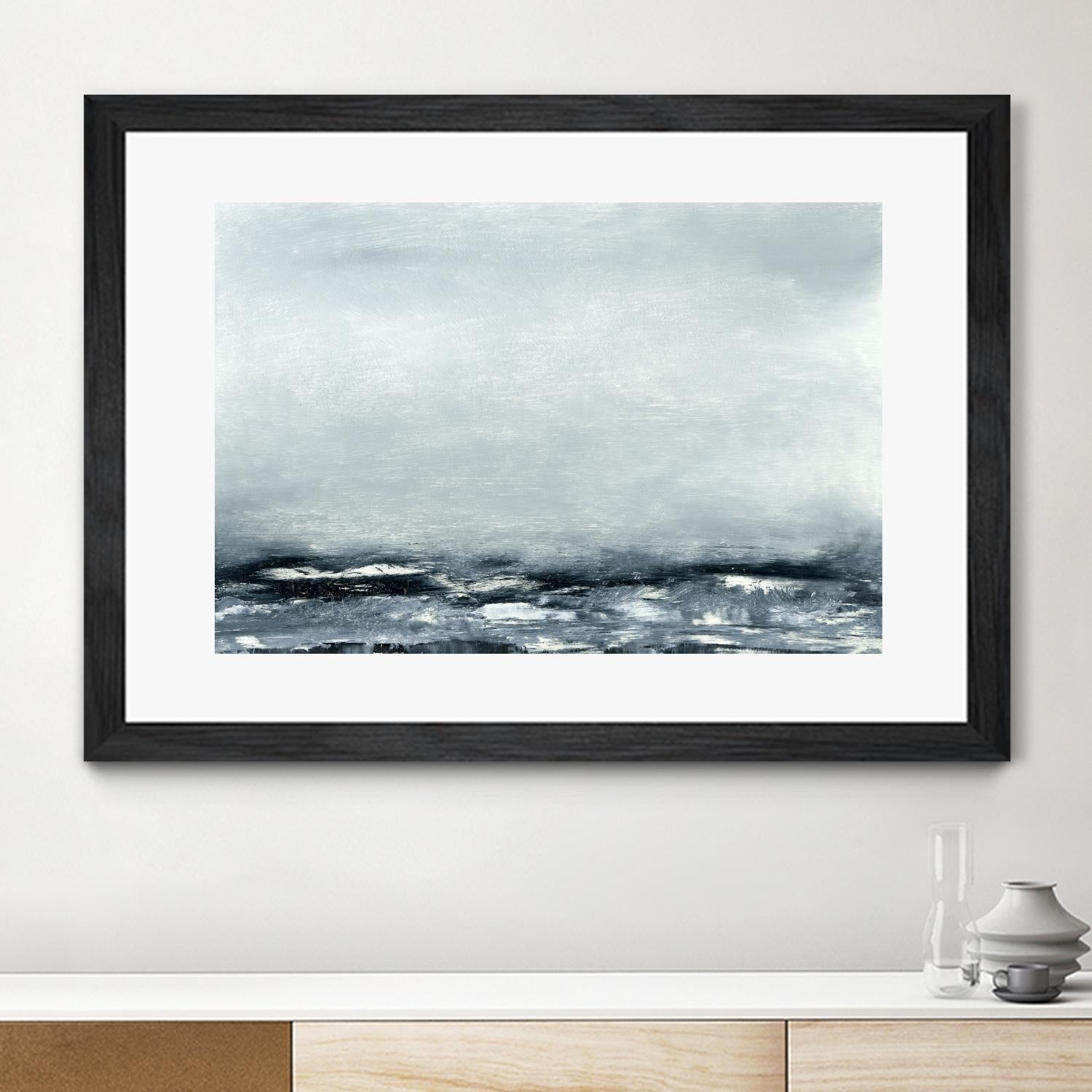 Sea View IV by Sharon Gordon on GIANT ART - blue costal ocean