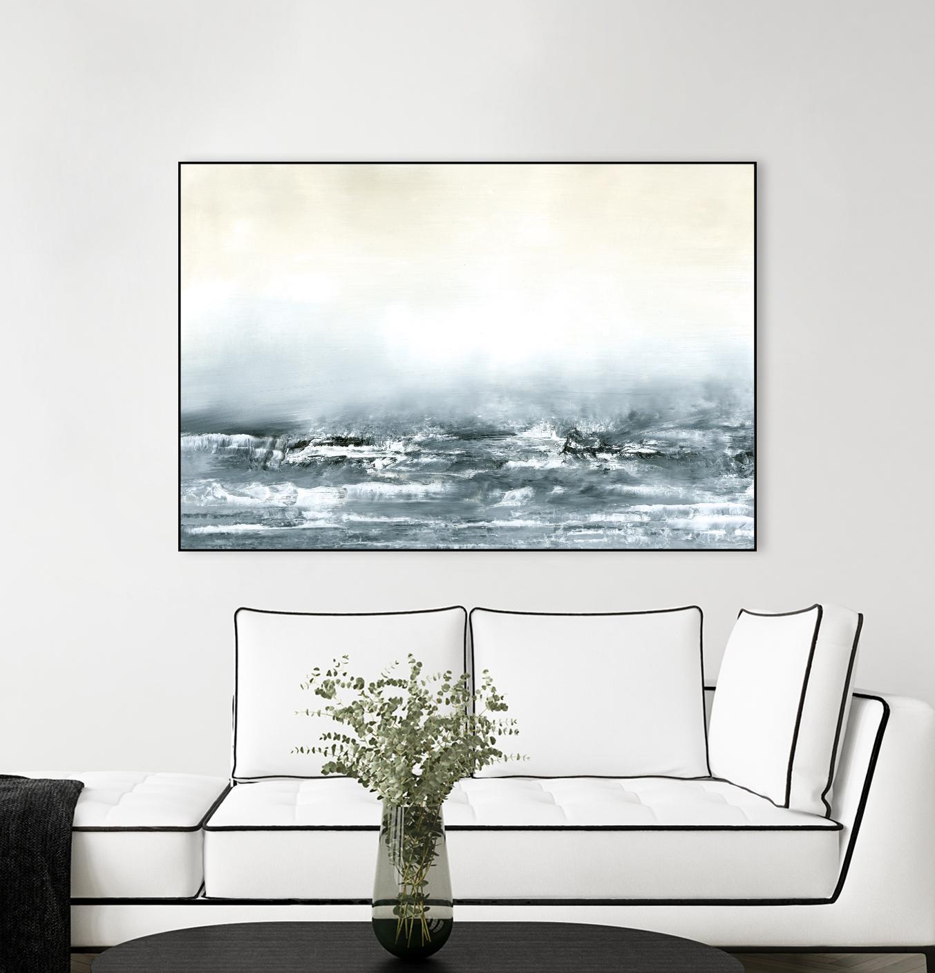 Sea View V by Sharon Gordon on GIANT ART - brown abstract