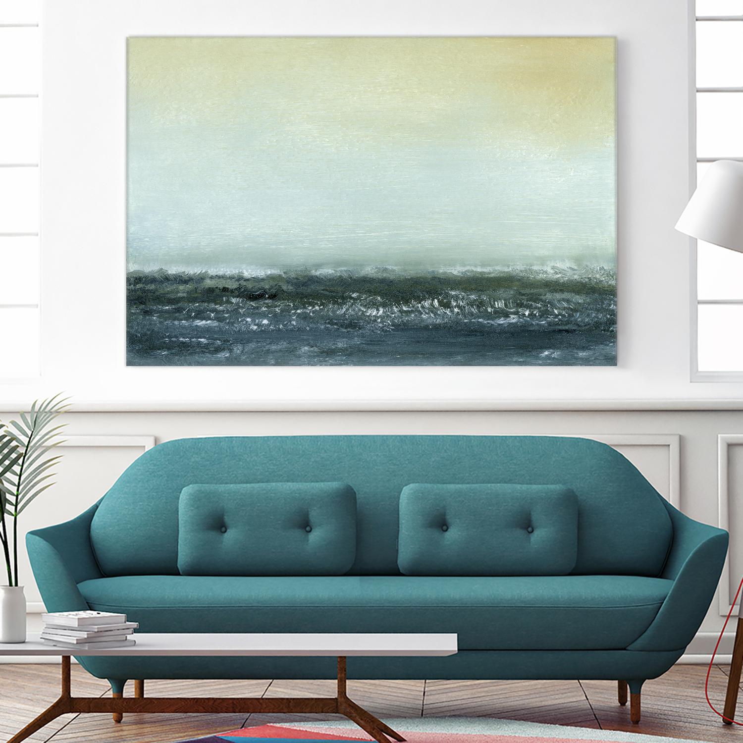 Sea View VI by Sharon Gordon on GIANT ART - blue costal ocean