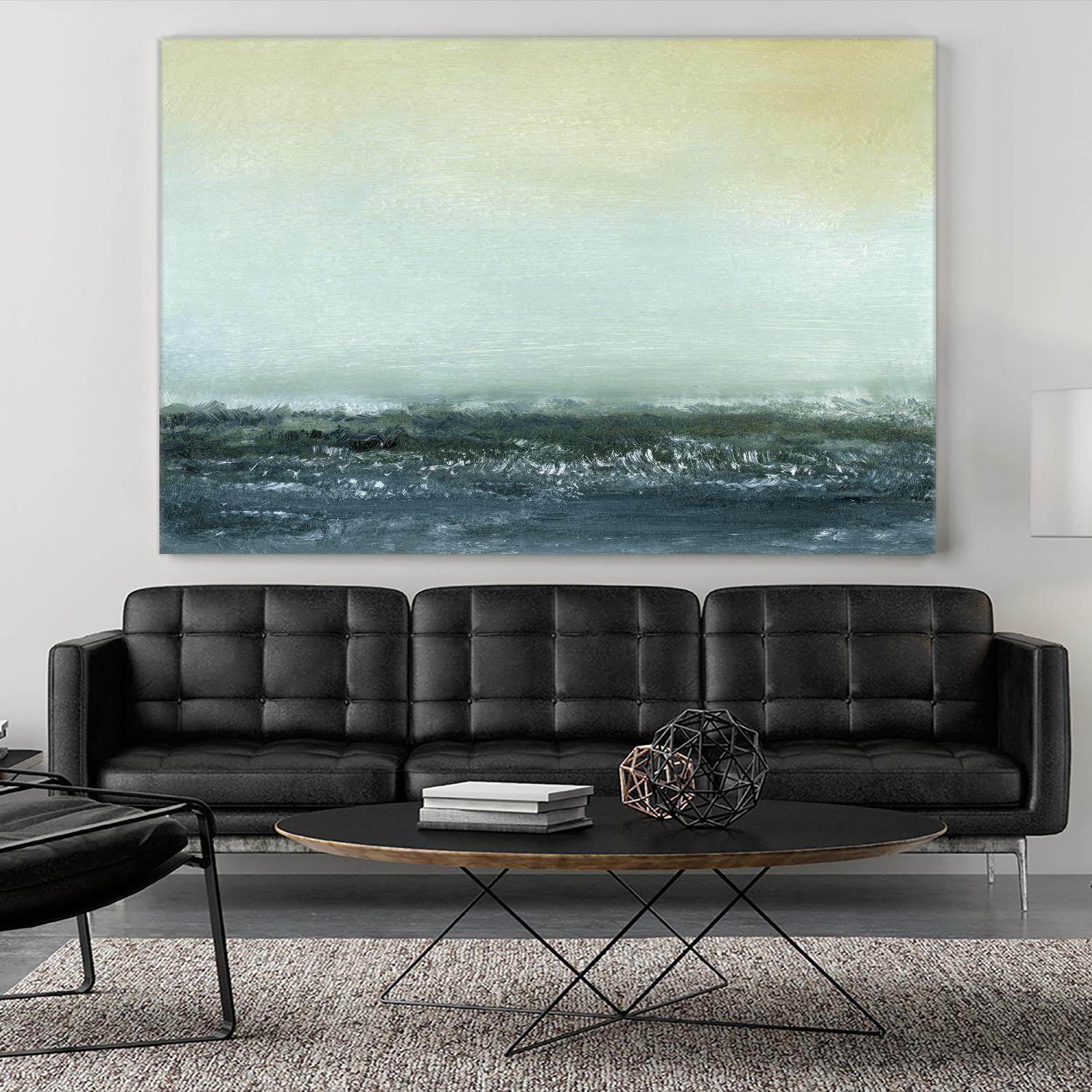 Sea View VI by Sharon Gordon on GIANT ART - blue costal ocean