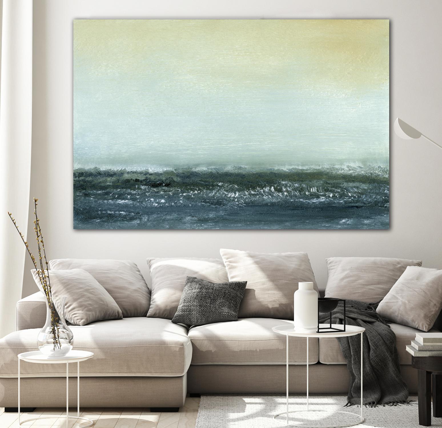 Sea View VI by Sharon Gordon on GIANT ART - blue costal ocean