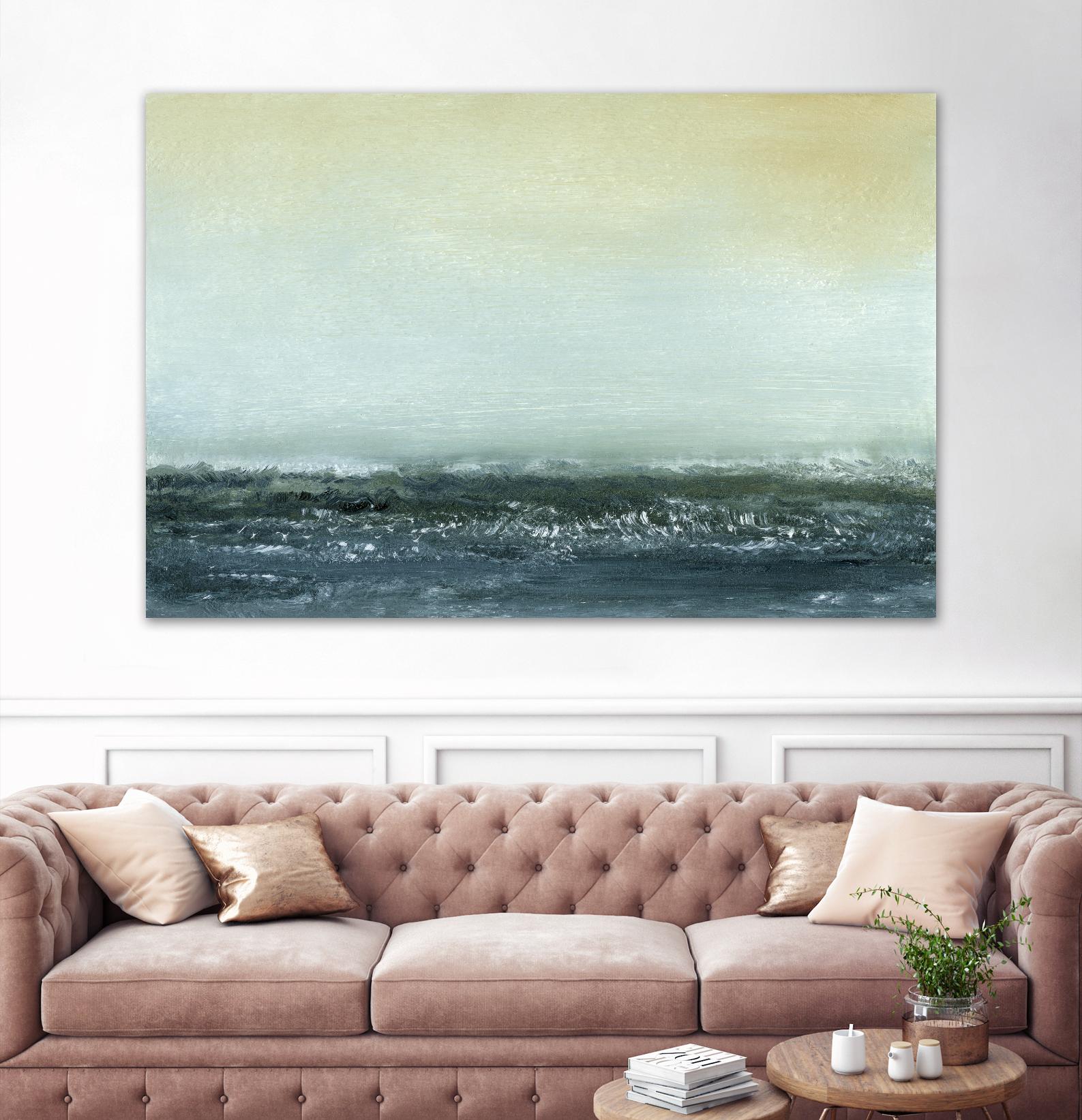 Sea View VI by Sharon Gordon on GIANT ART - blue costal ocean