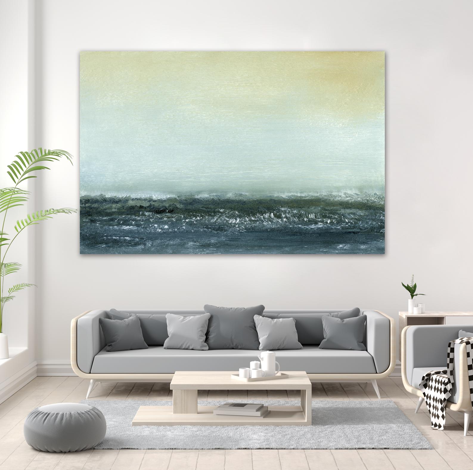 Sea View VI by Sharon Gordon on GIANT ART - blue costal ocean