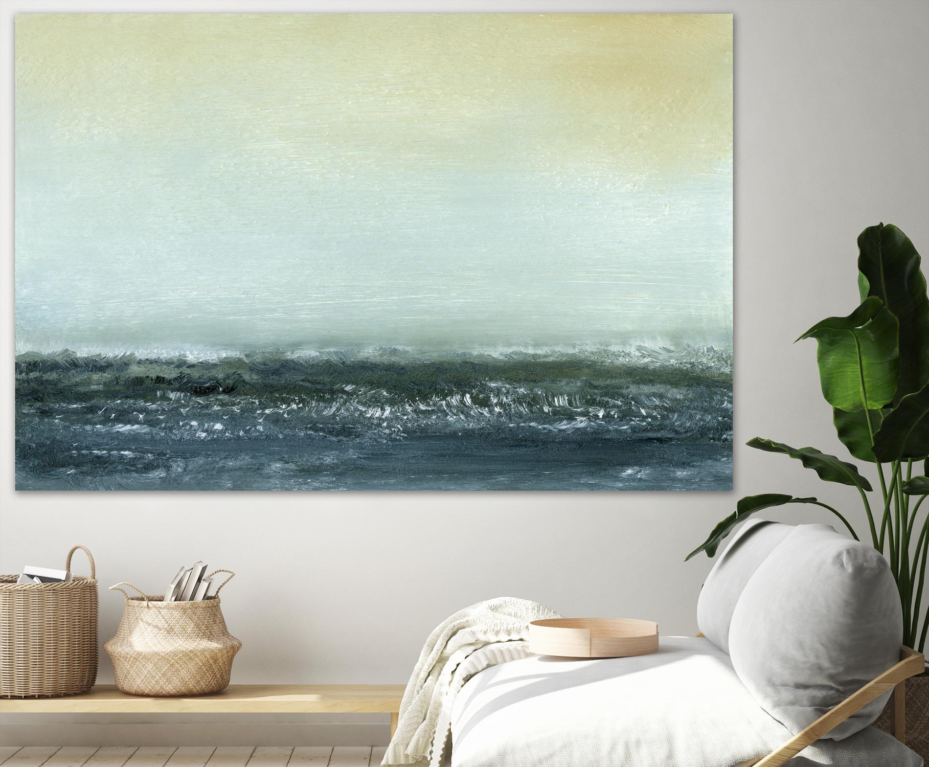 Sea View VI by Sharon Gordon on GIANT ART - blue costal ocean