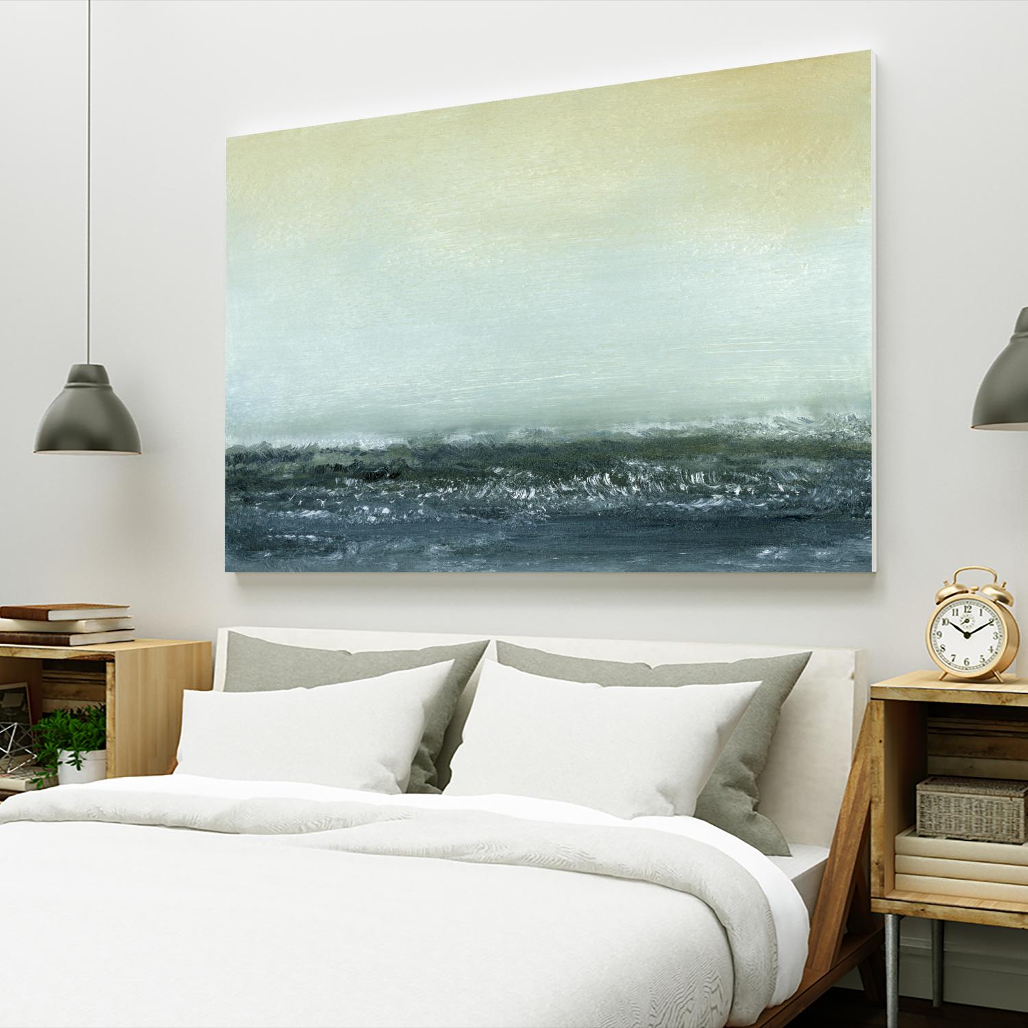 Sea View VI by Sharon Gordon on GIANT ART - blue costal ocean