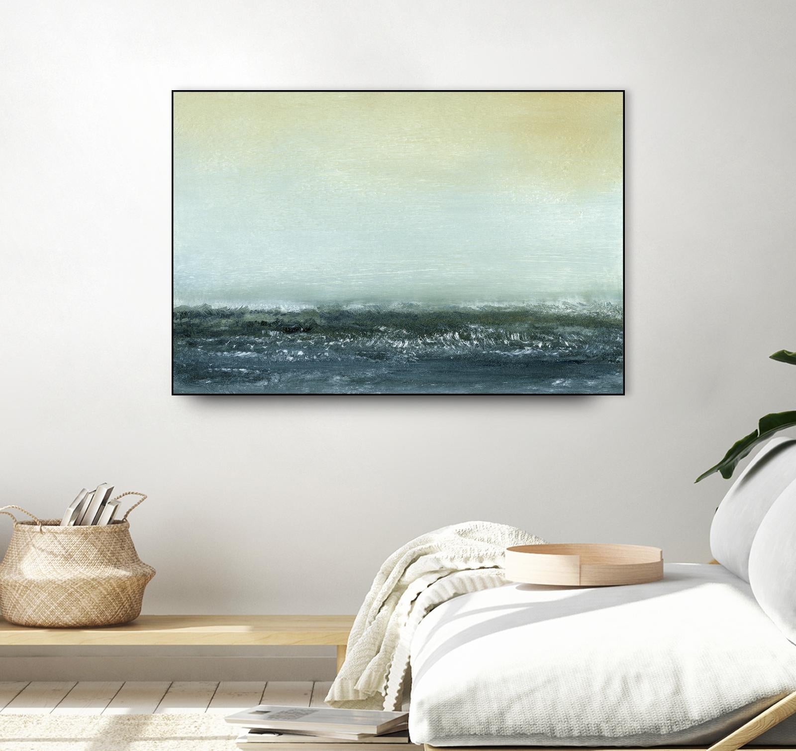 Sea View VI by Sharon Gordon on GIANT ART - blue costal ocean