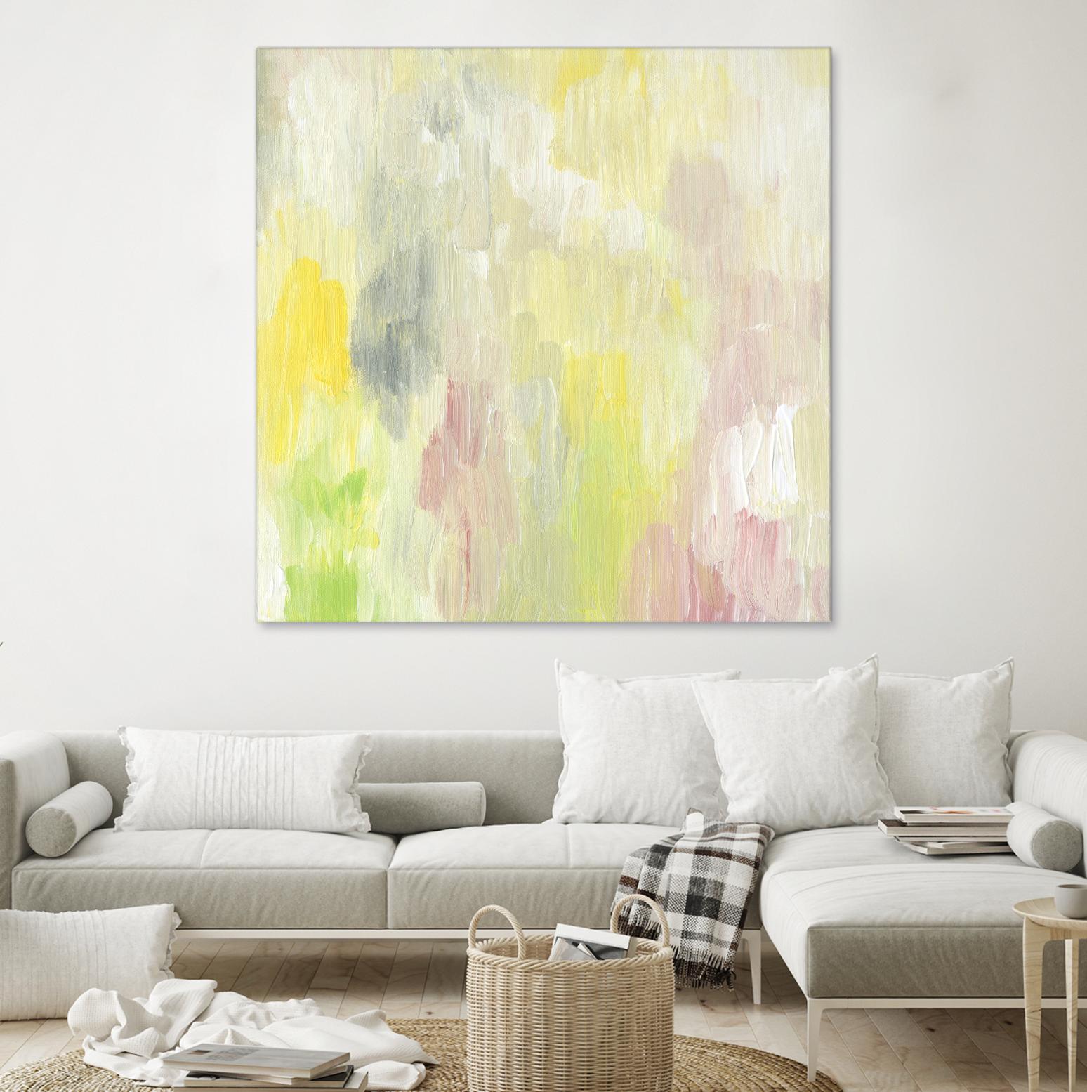 Buoyant Awakening II by Lisa Choate on GIANT ART - pink abstract