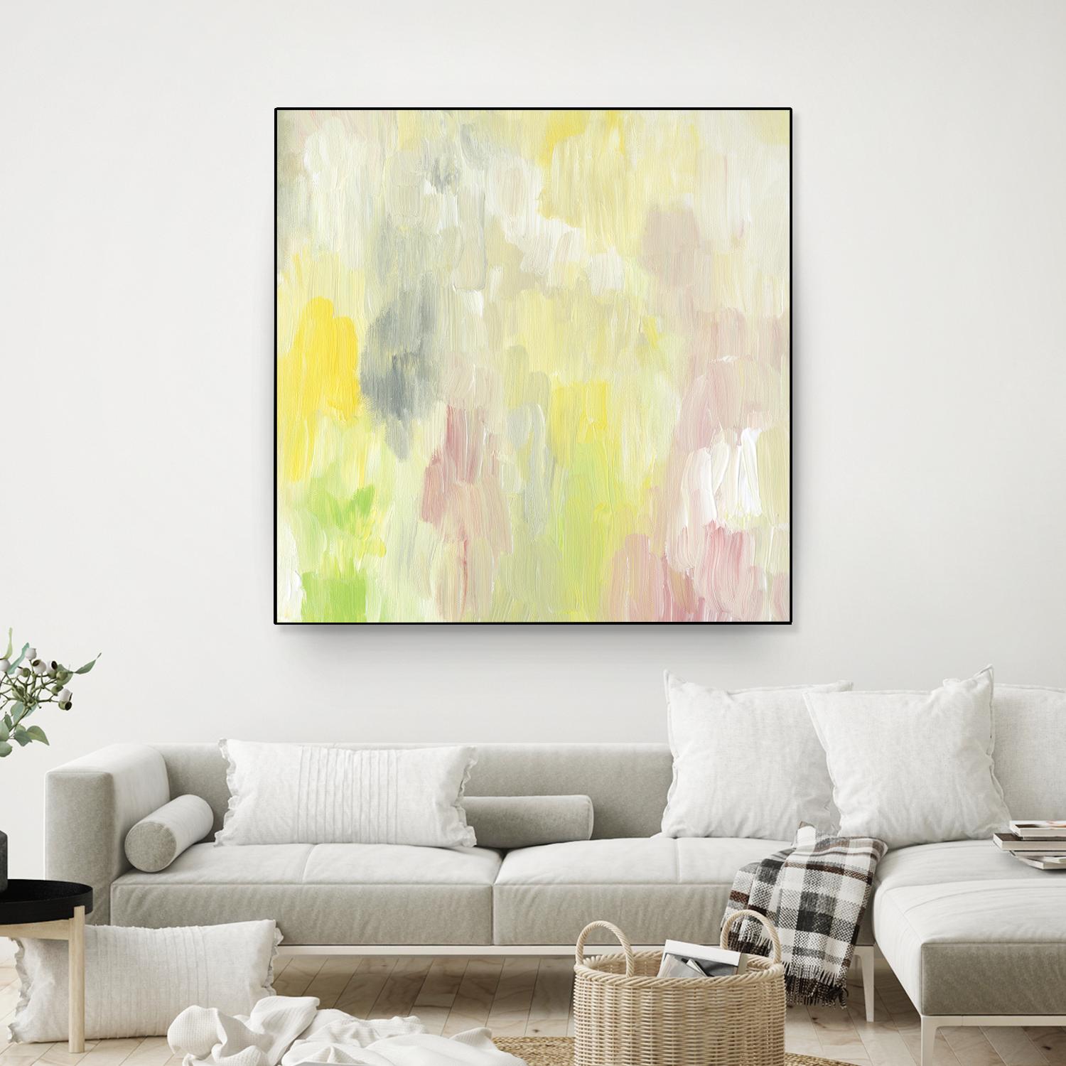 Buoyant Awakening II by Lisa Choate on GIANT ART - pink abstract