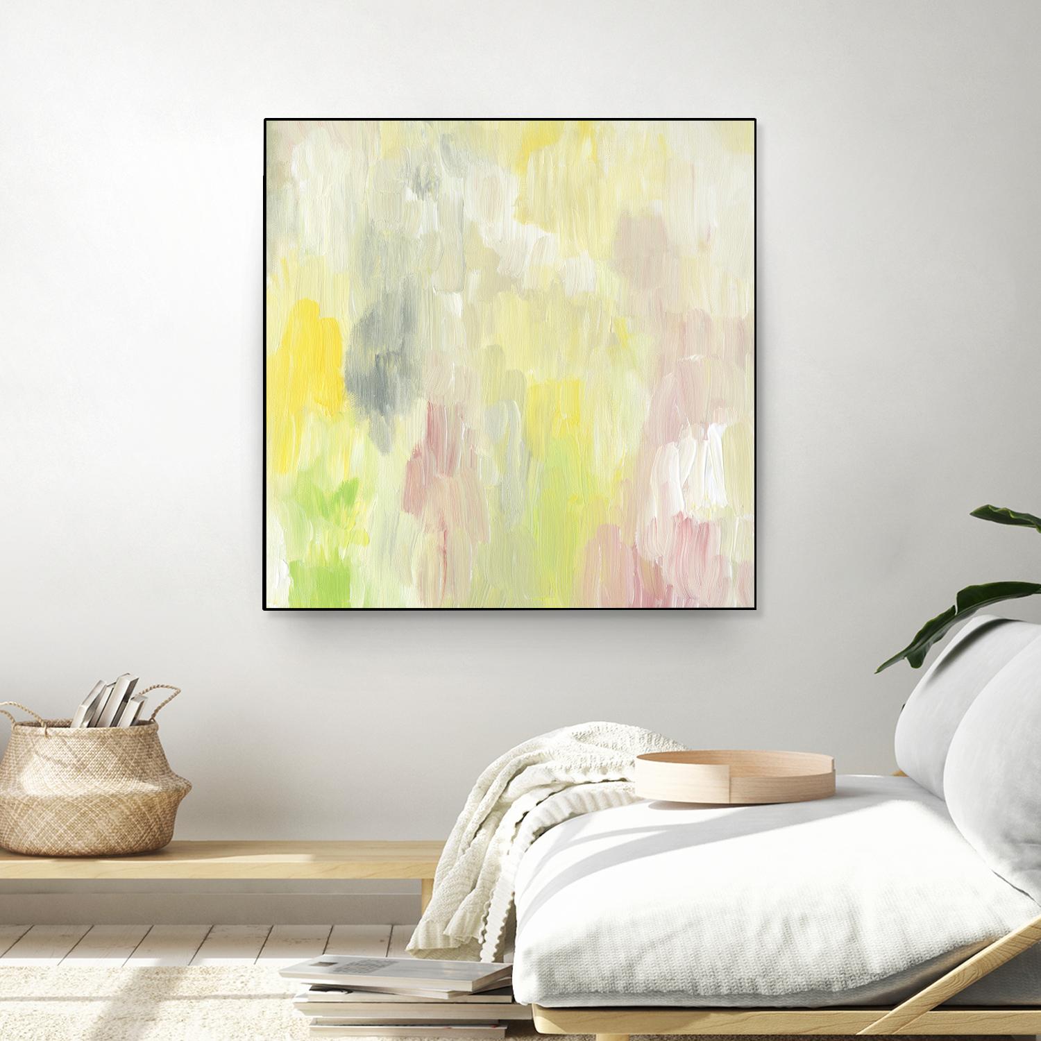 Buoyant Awakening II by Lisa Choate on GIANT ART - pink abstract