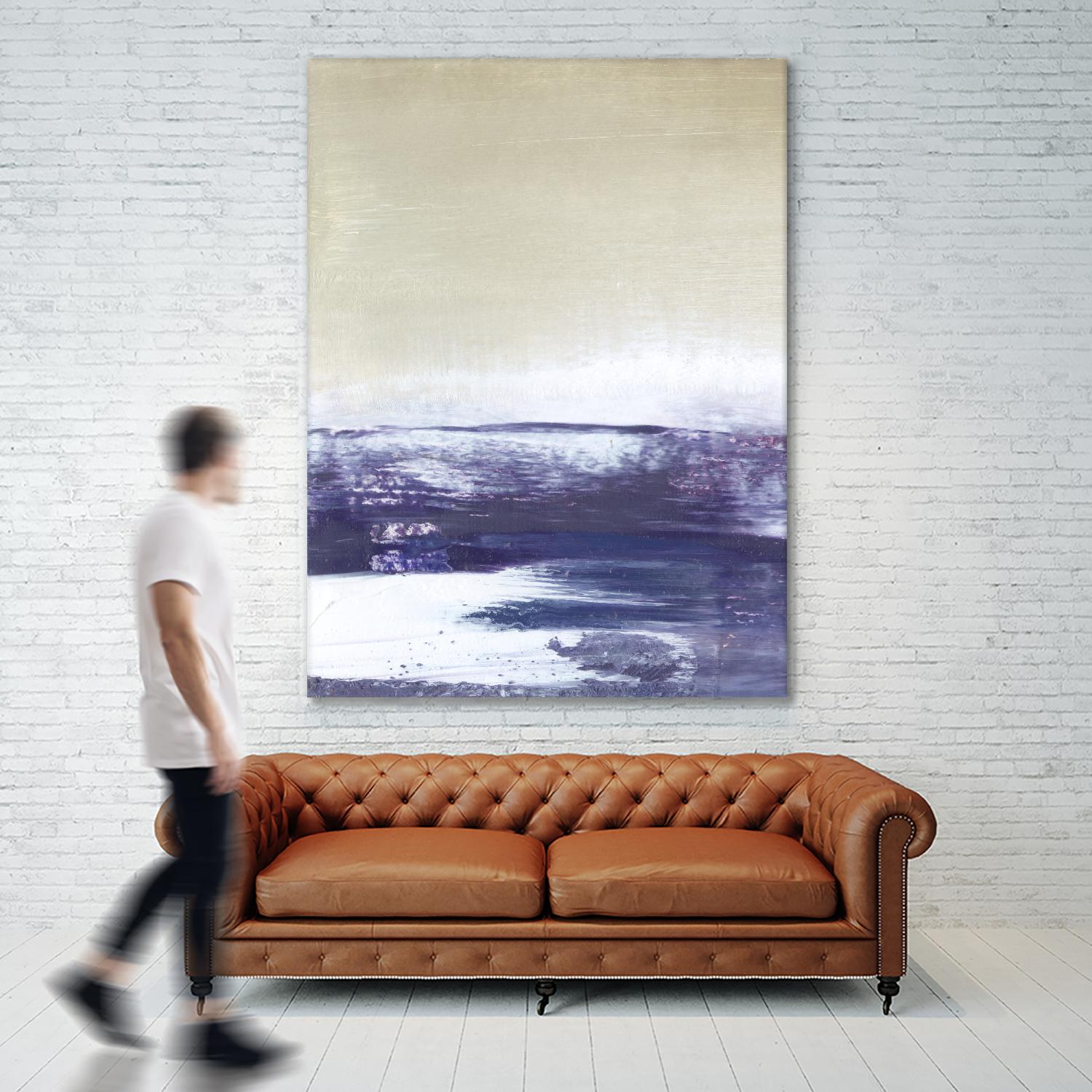 Amethyst Sea I by Sharon Gordon on GIANT ART - pink abstract