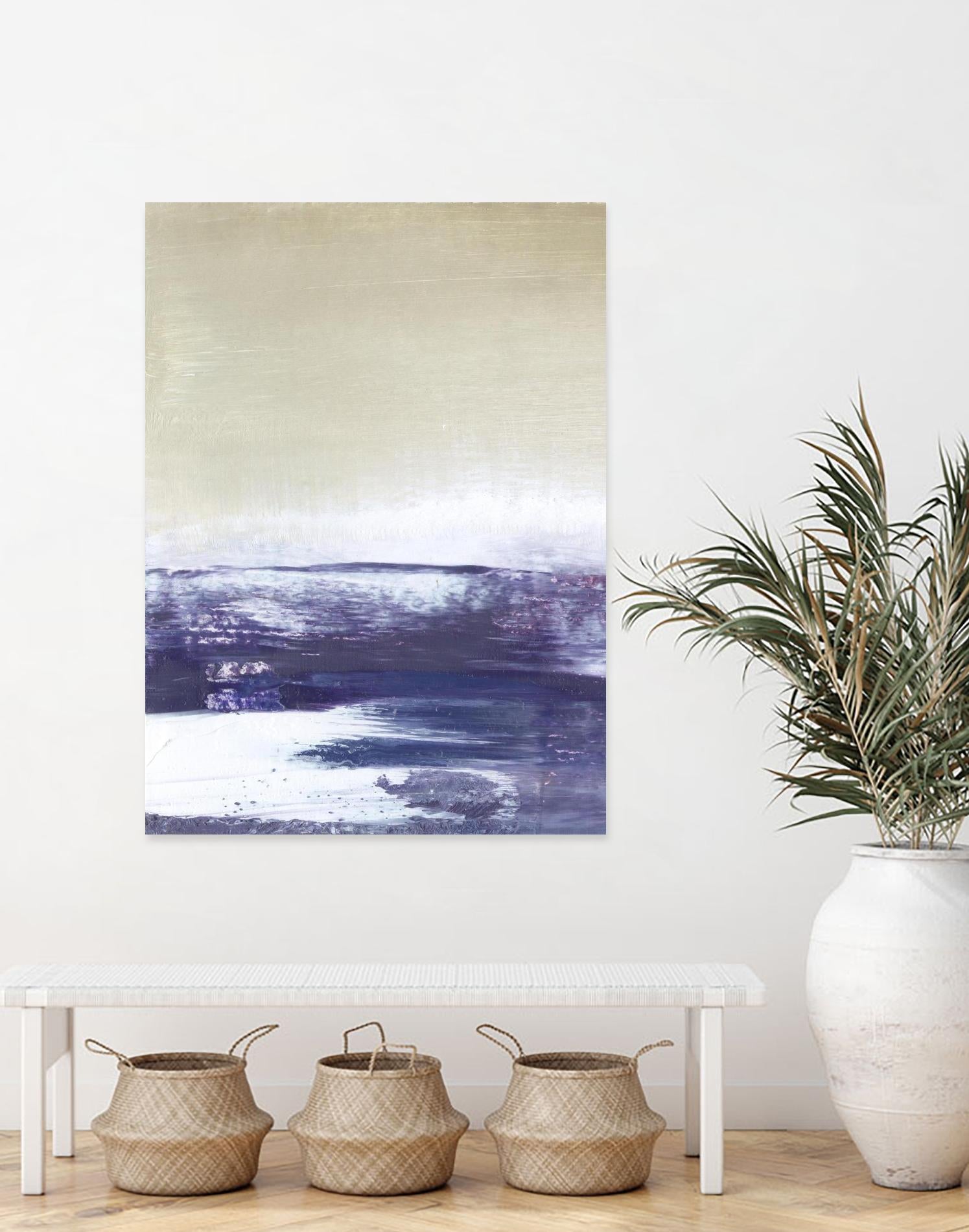 Amethyst Sea I by Sharon Gordon on GIANT ART - pink abstract
