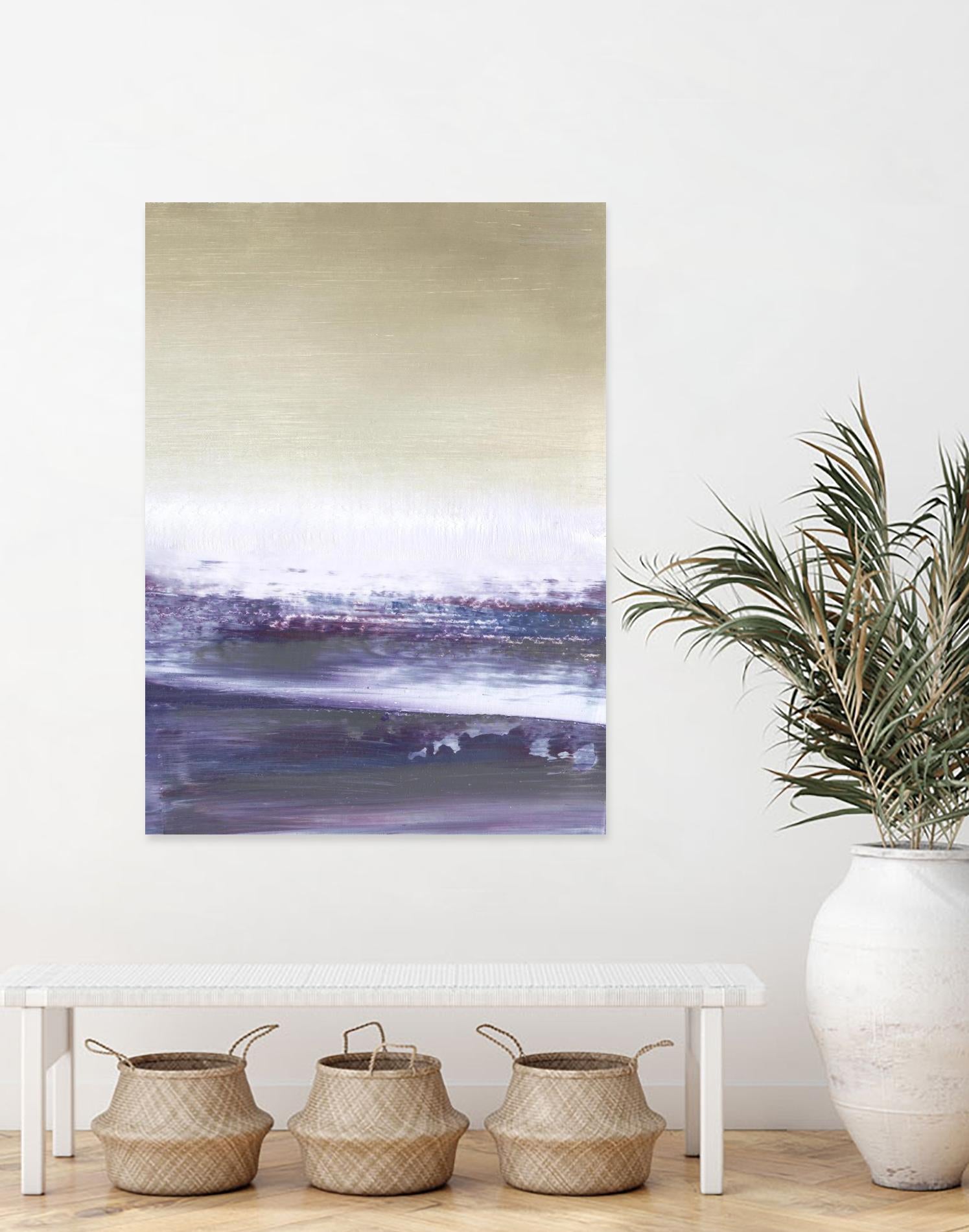 Amethyst Sea II by Sharon Gordon on GIANT ART - pink abstract