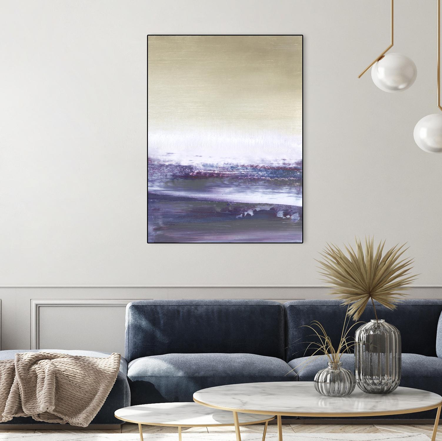 Amethyst Sea II by Sharon Gordon on GIANT ART - pink abstract