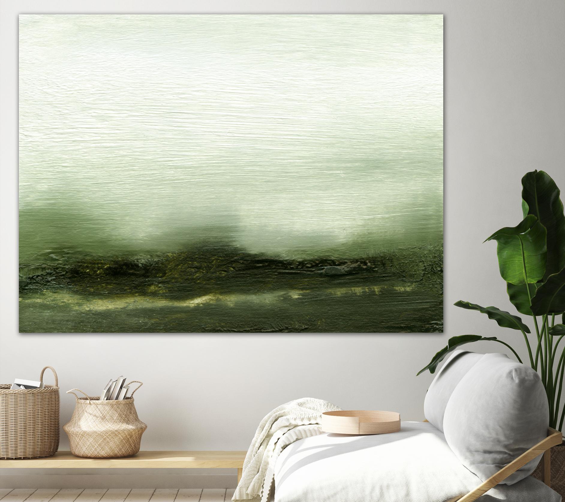 Verdant III by Sharon Gordon on GIANT ART - green abstract