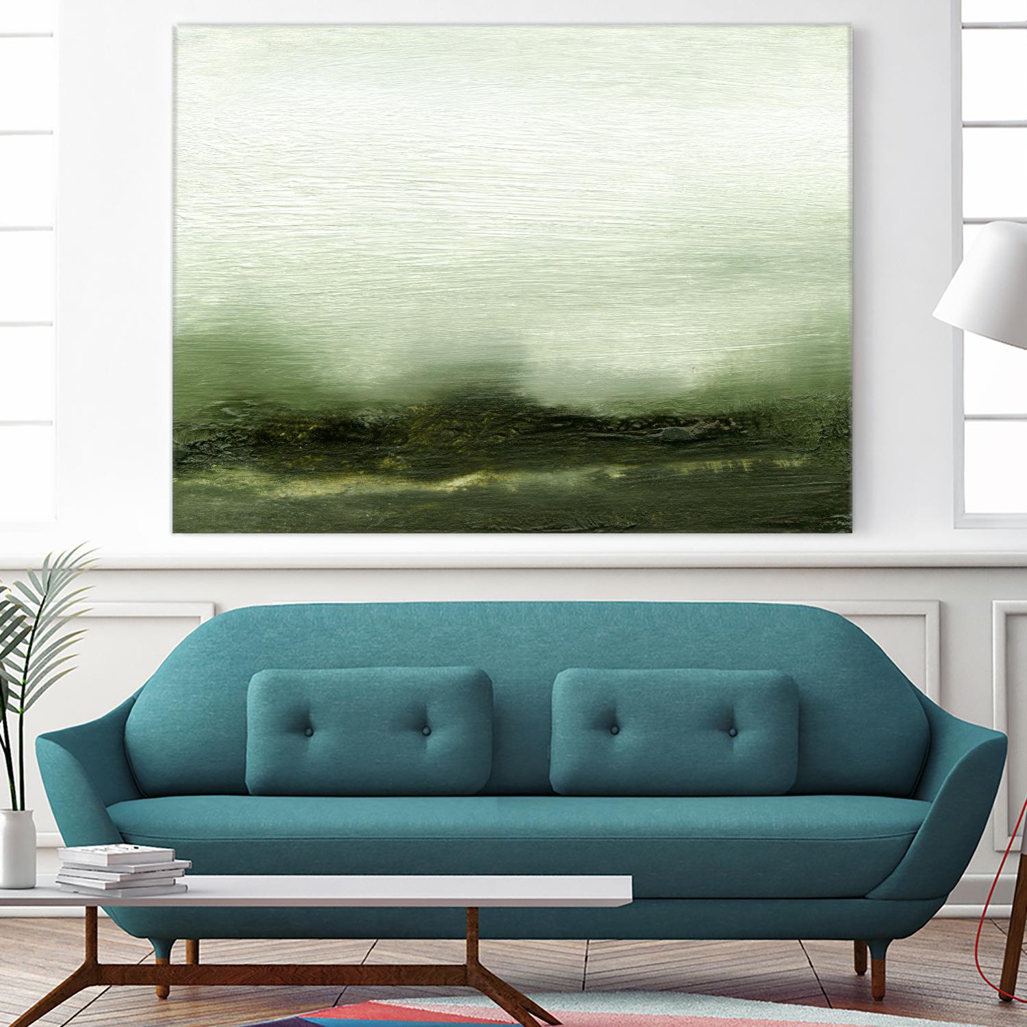 Verdant III by Sharon Gordon on GIANT ART - green abstract