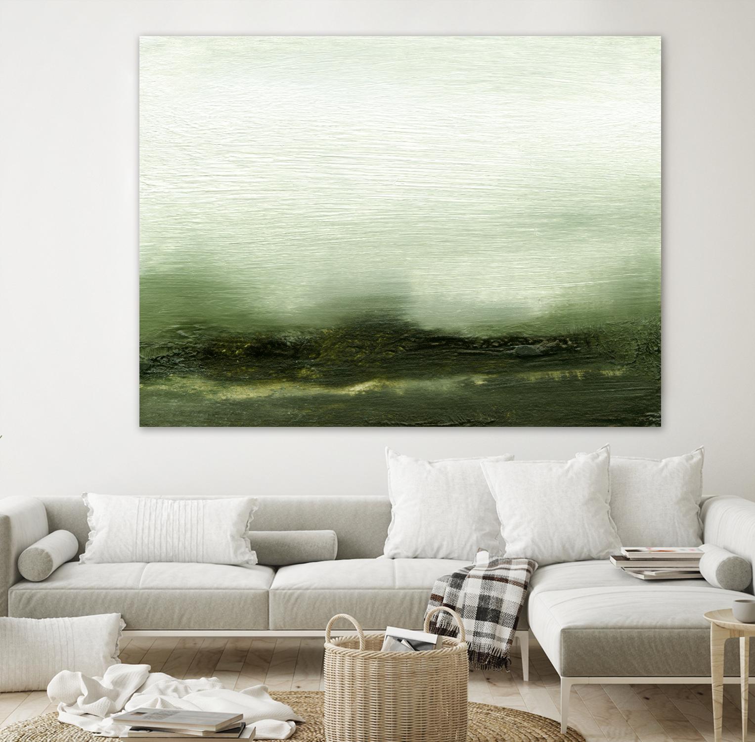 Verdant III by Sharon Gordon on GIANT ART - green abstract