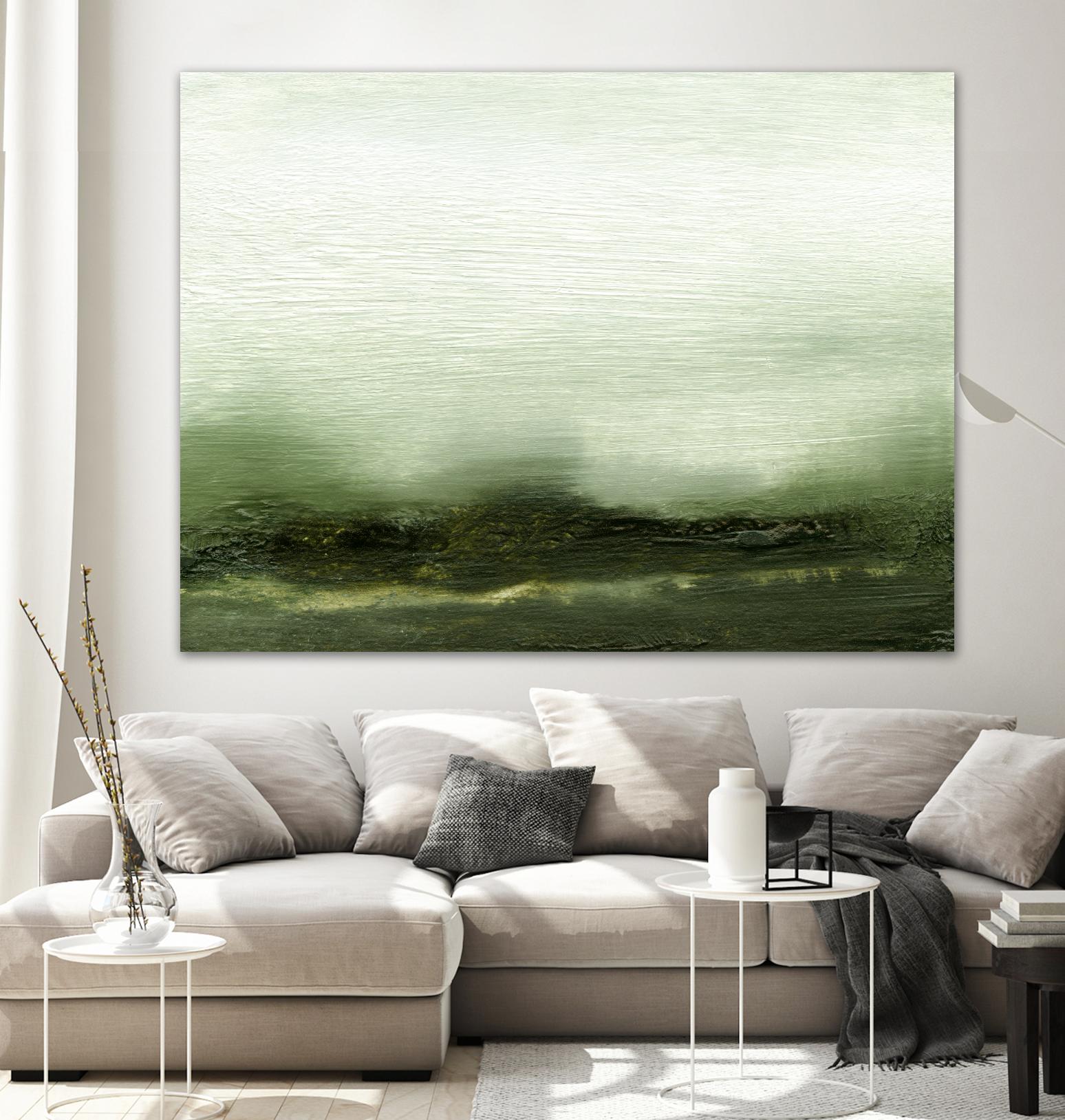 Verdant III by Sharon Gordon on GIANT ART - green abstract
