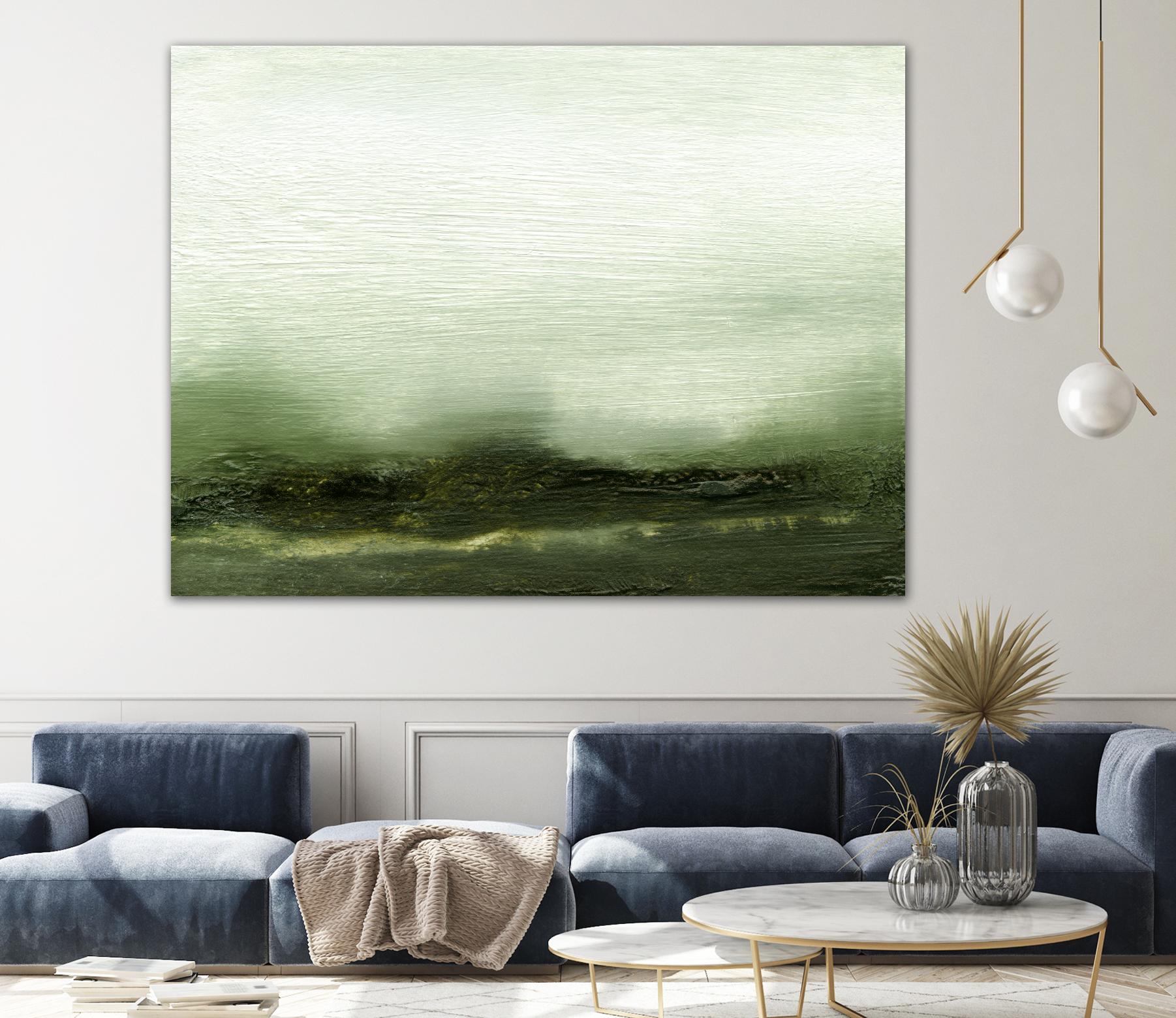Verdant III by Sharon Gordon on GIANT ART - green abstract