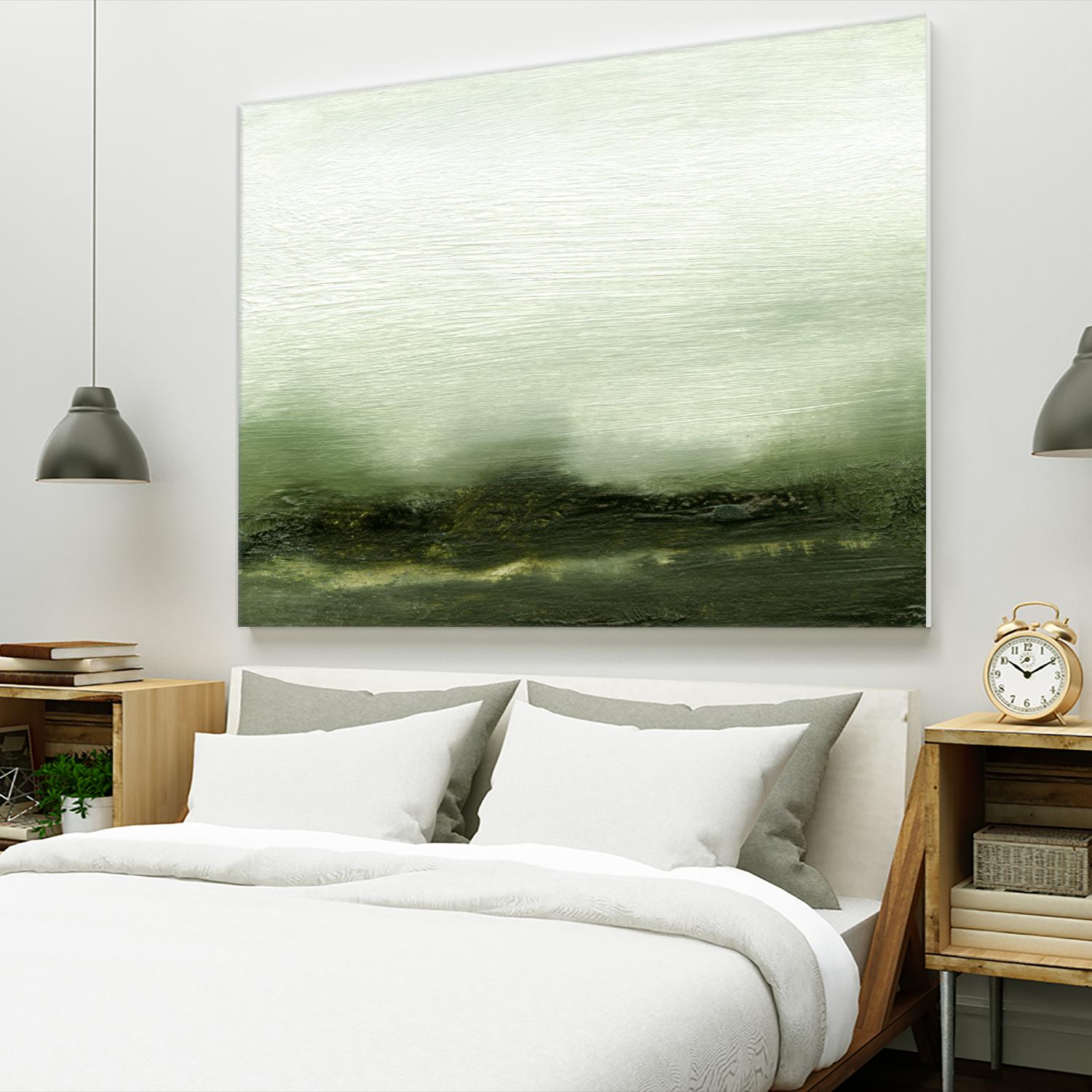 Verdant III by Sharon Gordon on GIANT ART - green abstract