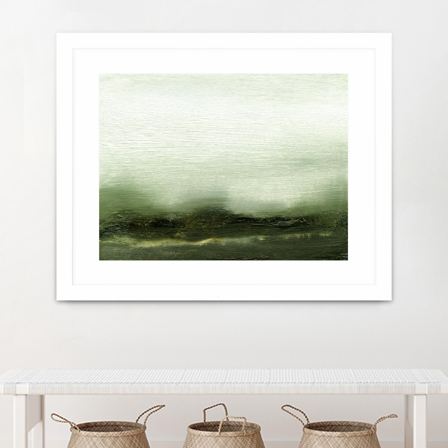 Verdant III by Sharon Gordon on GIANT ART - green abstract