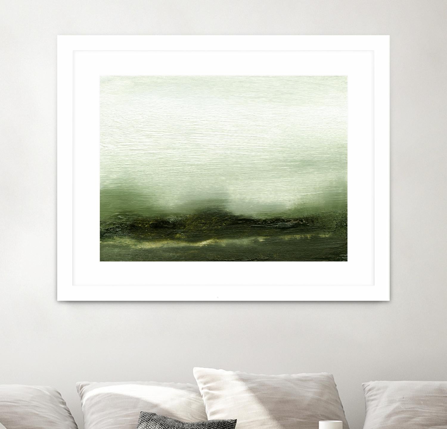 Verdant III by Sharon Gordon on GIANT ART - green abstract