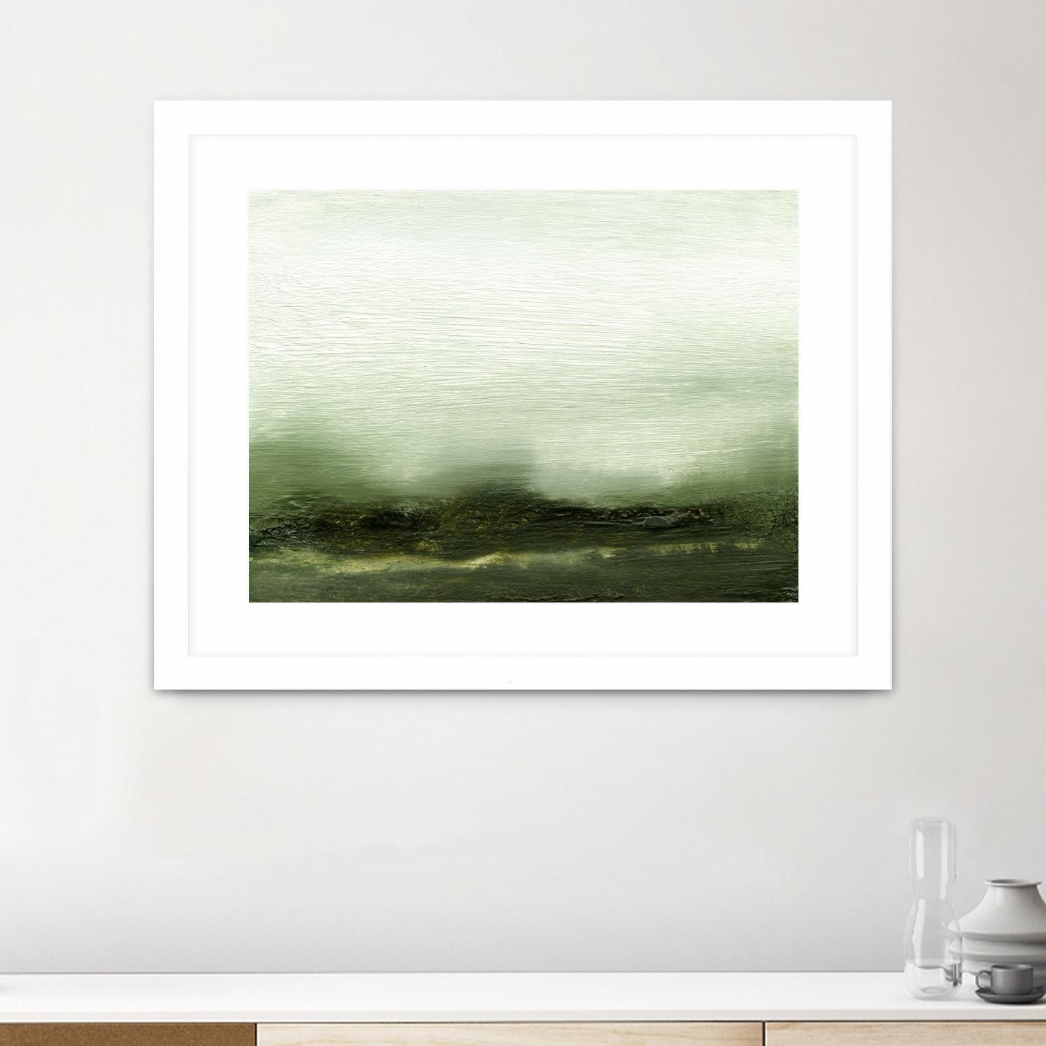 Verdant III by Sharon Gordon on GIANT ART - green abstract
