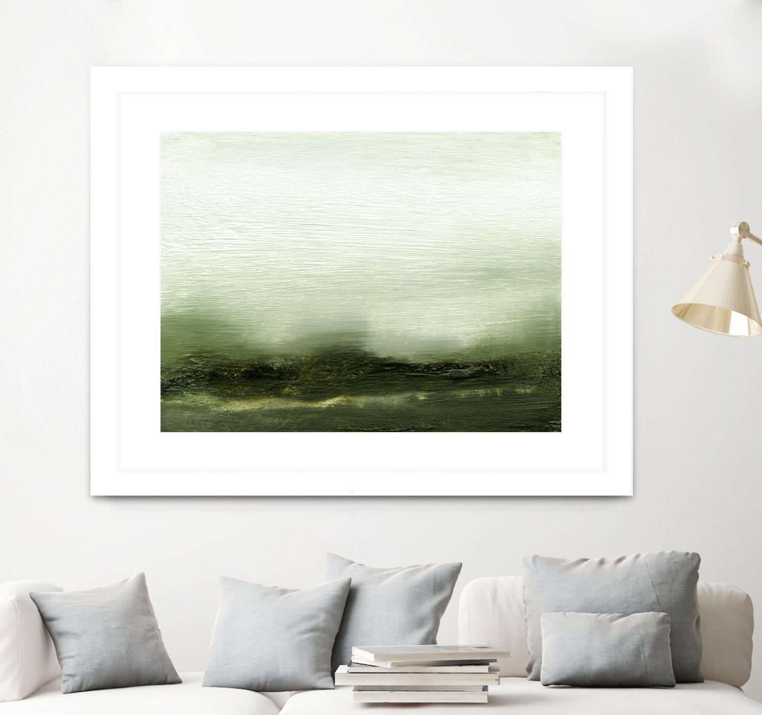 Verdant III by Sharon Gordon on GIANT ART - green abstract