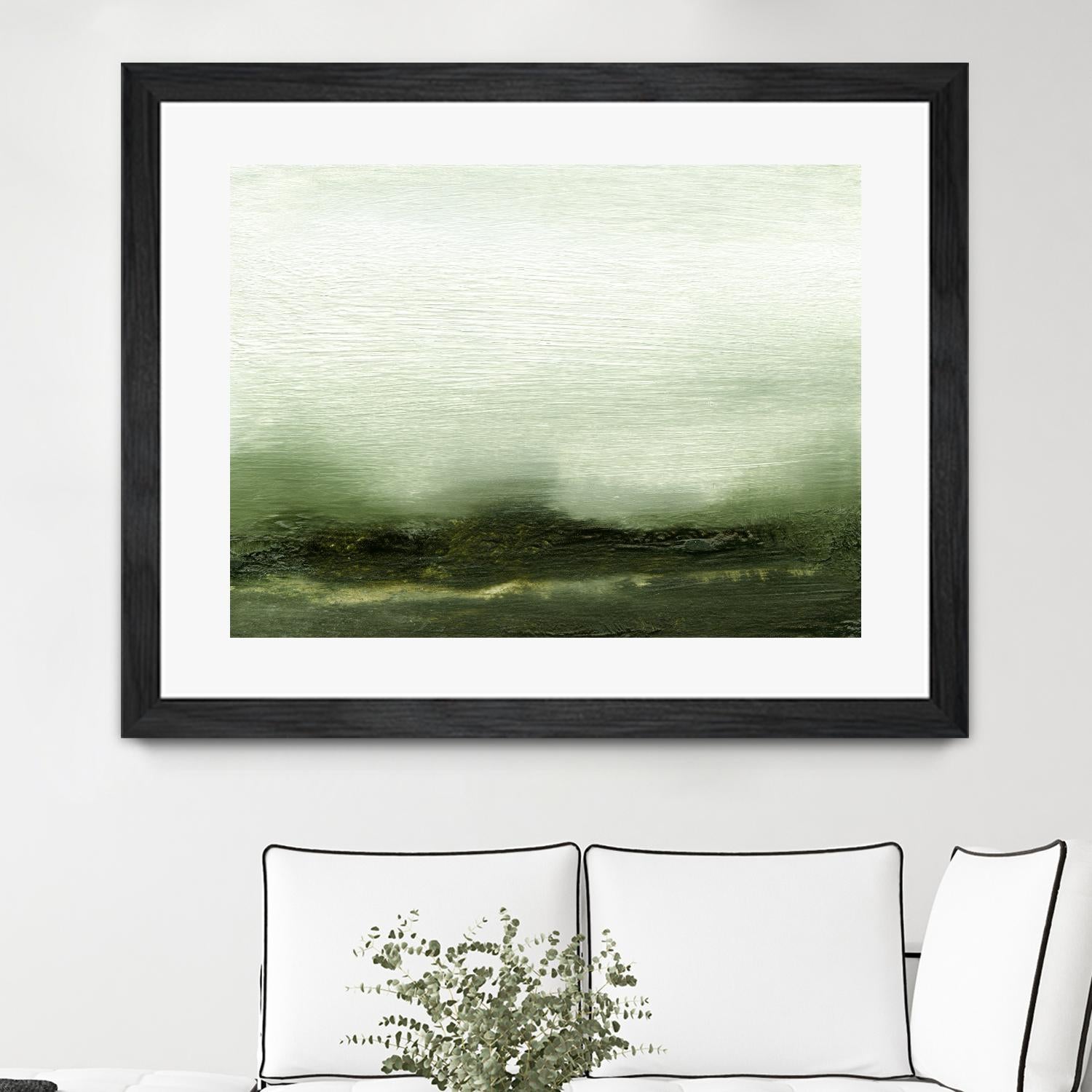 Verdant III by Sharon Gordon on GIANT ART - green abstract