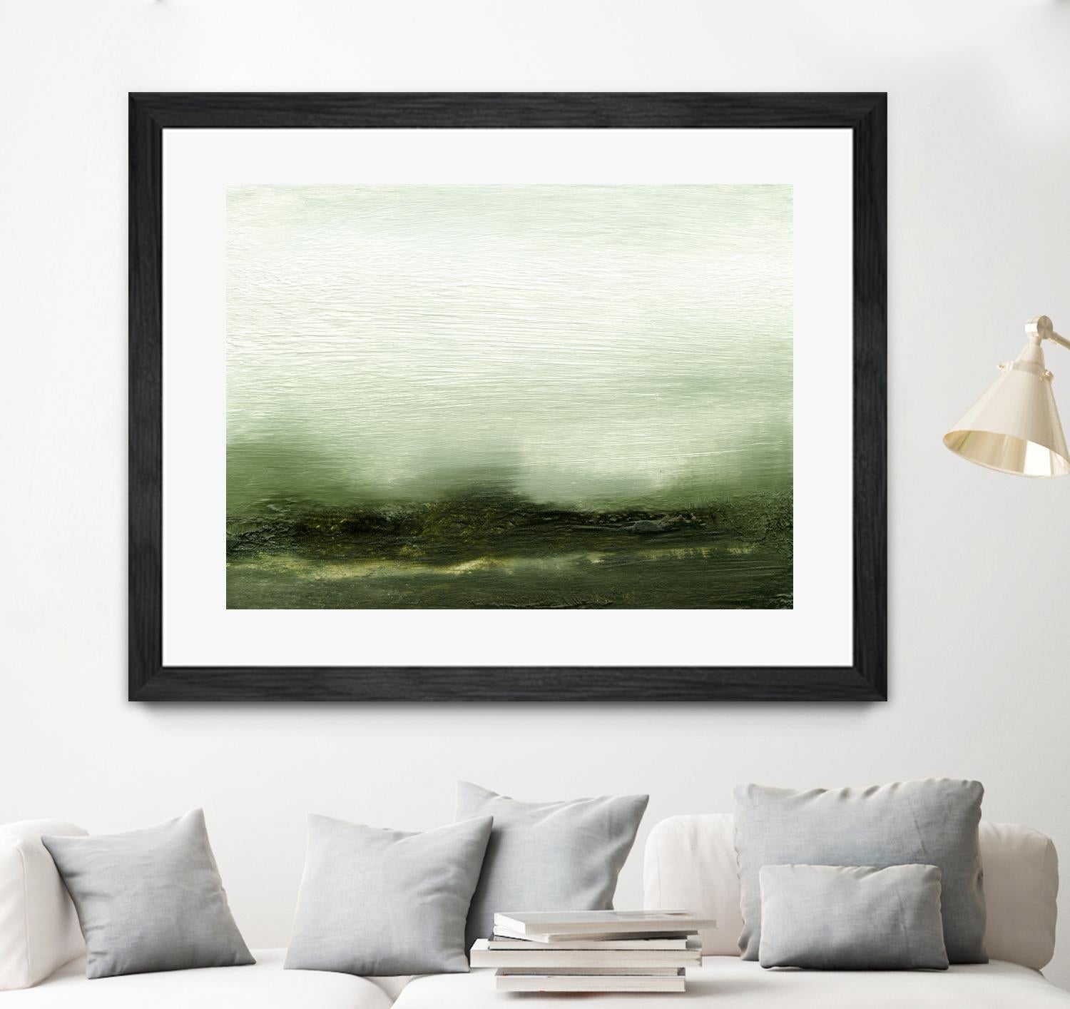 Verdant III by Sharon Gordon on GIANT ART - green abstract