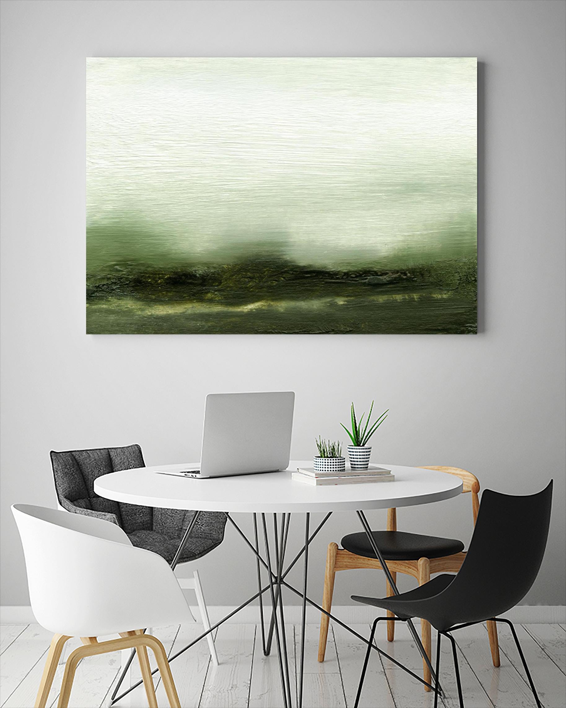 Verdant III by Sharon Gordon on GIANT ART - green abstract
