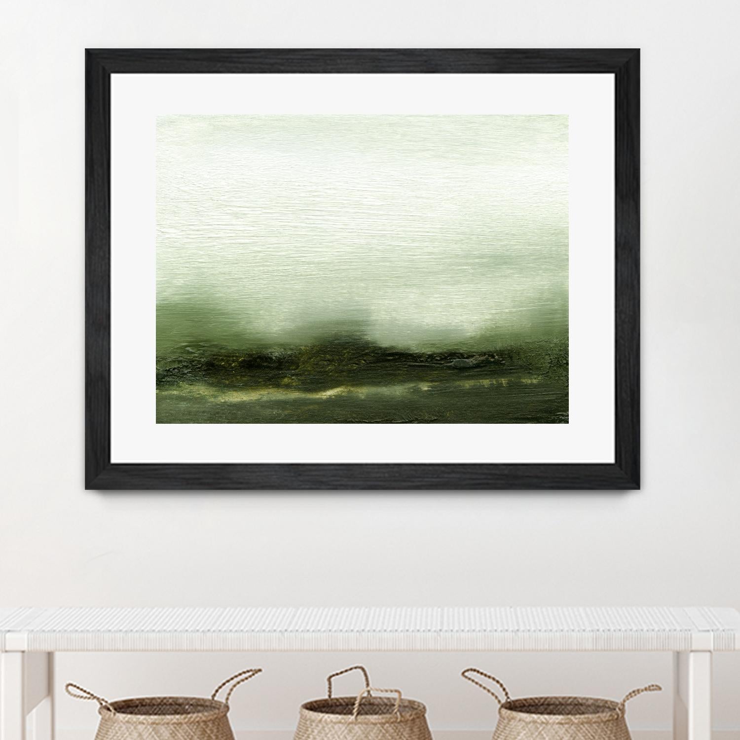 Verdant III by Sharon Gordon on GIANT ART - green abstract