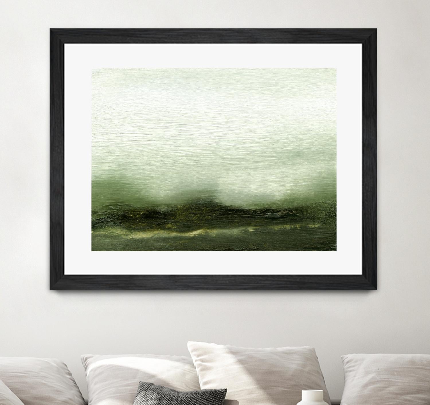 Verdant III by Sharon Gordon on GIANT ART - green abstract