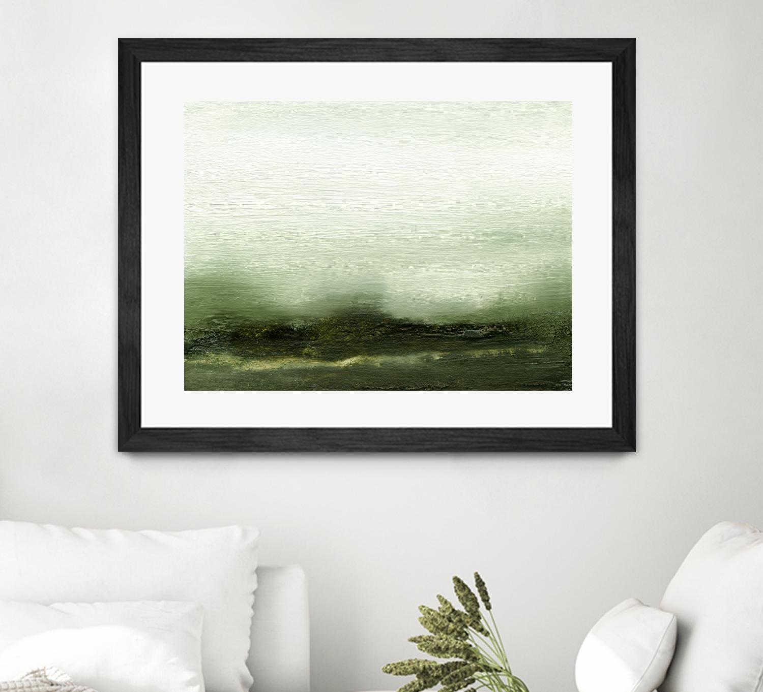 Verdant III by Sharon Gordon on GIANT ART - green abstract
