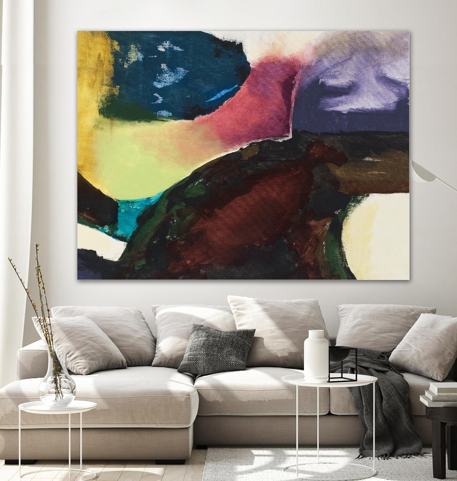 Obsession I by Sisa Jasper on GIANT ART - pink abstract
