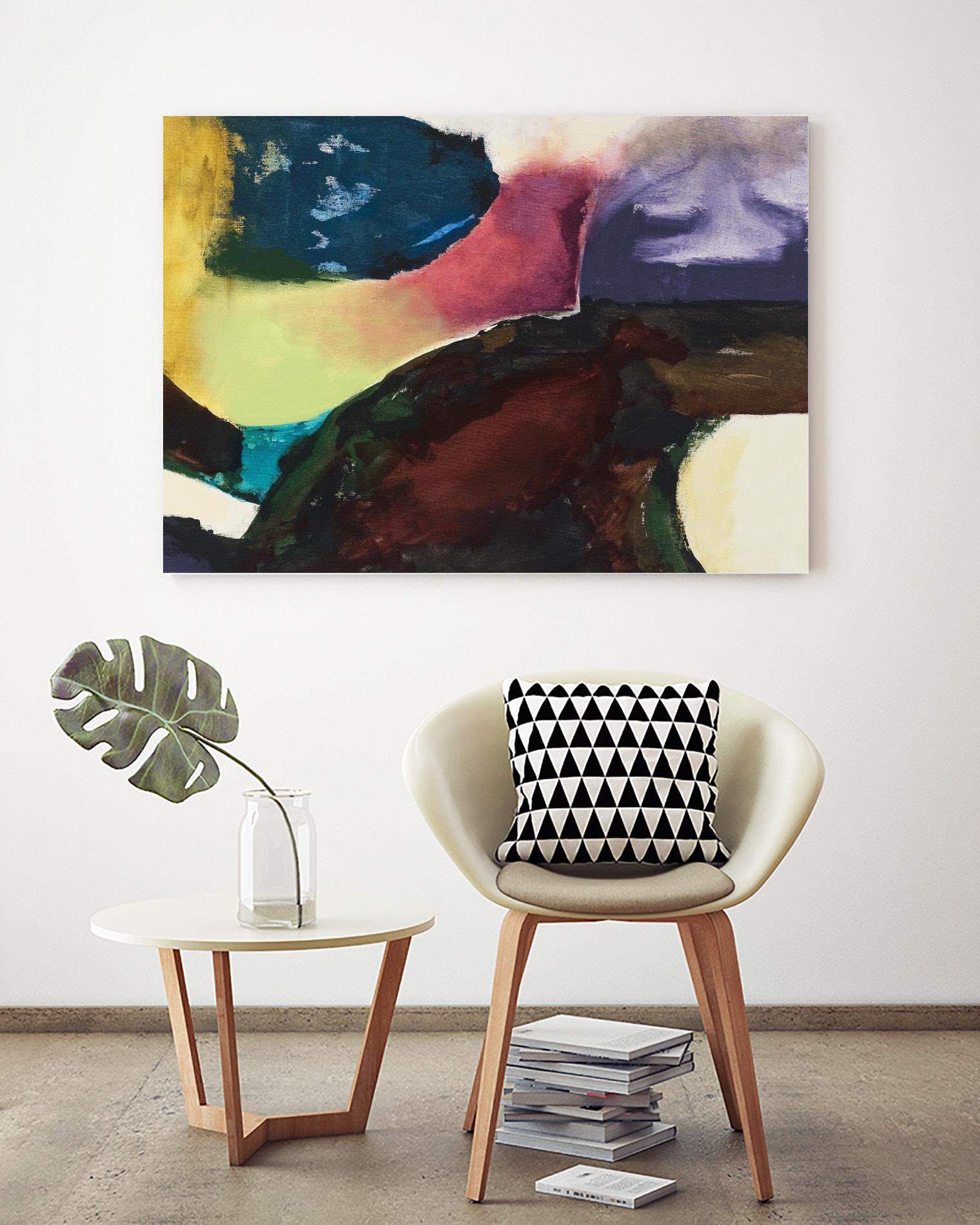 Obsession I by Sisa Jasper on GIANT ART - pink abstract