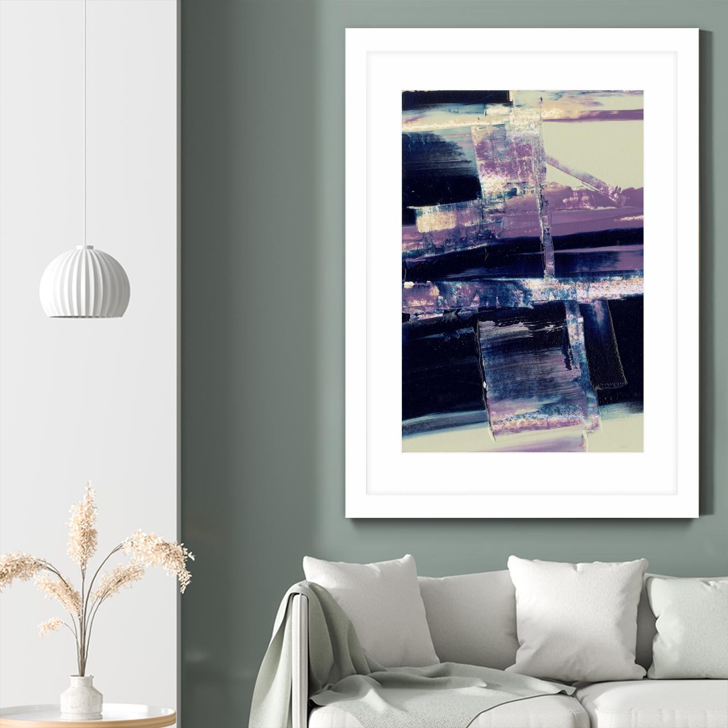 Violet Fusion I by Sharon Gordon on GIANT ART - pink abstract