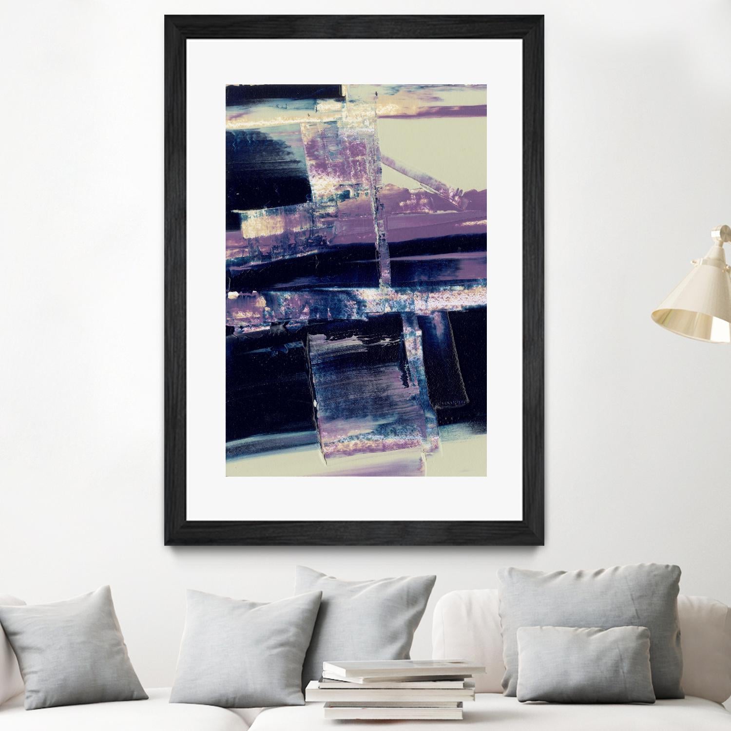 Violet Fusion I by Sharon Gordon on GIANT ART - pink abstract