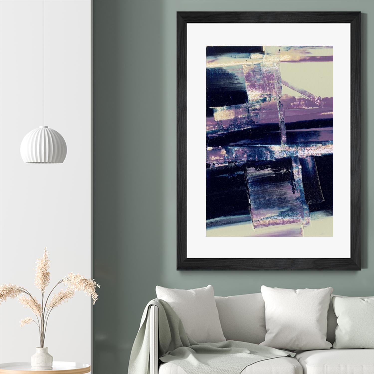 Violet Fusion I by Sharon Gordon on GIANT ART - pink abstract