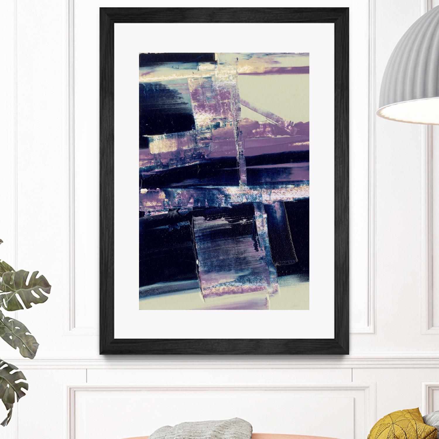 Violet Fusion I by Sharon Gordon on GIANT ART - pink abstract