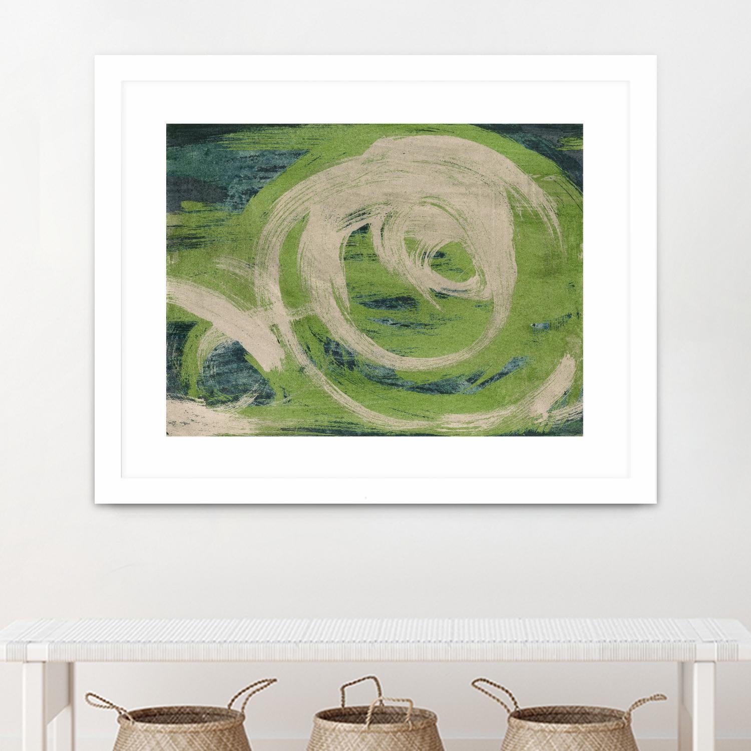 Waters Edge by Charles McMullen on GIANT ART - beige abstract