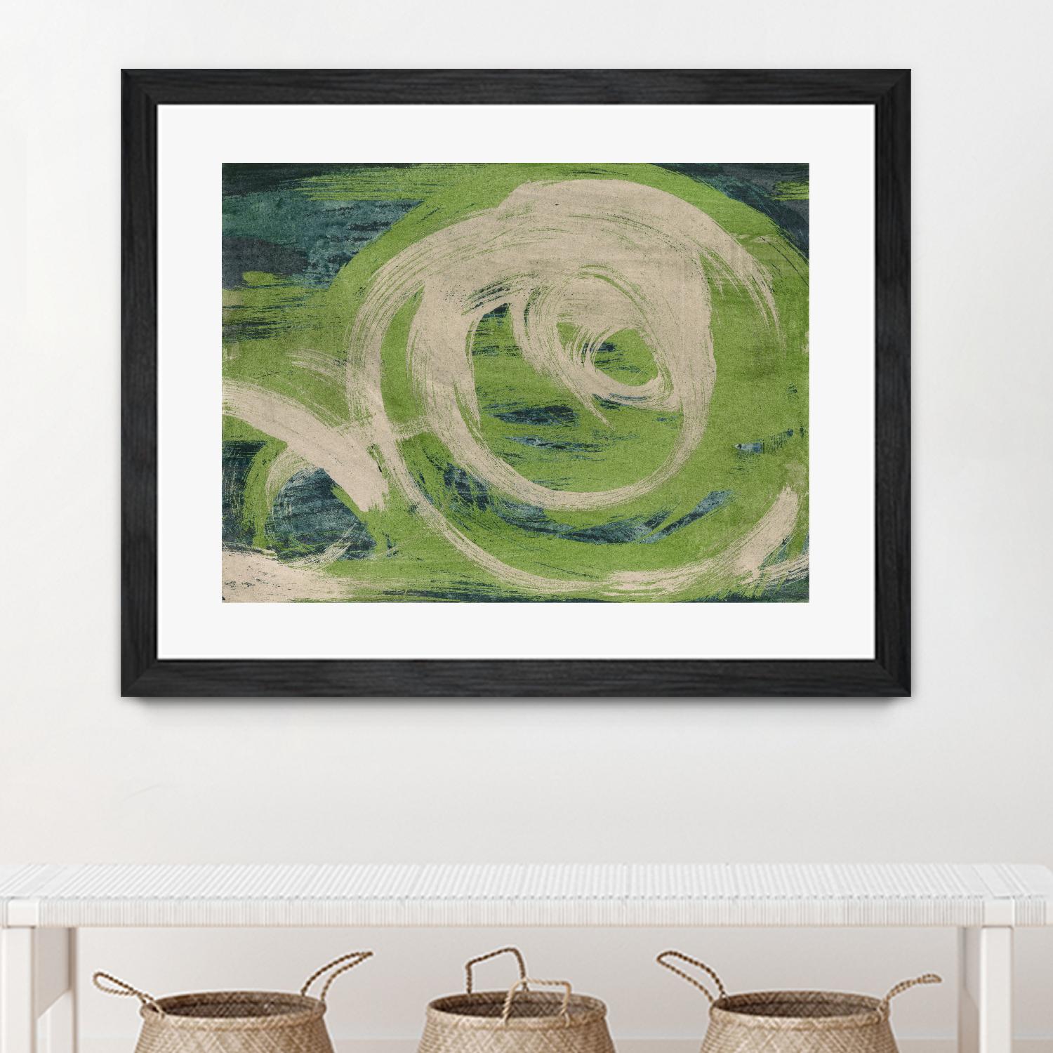 Waters Edge by Charles McMullen on GIANT ART - beige abstract